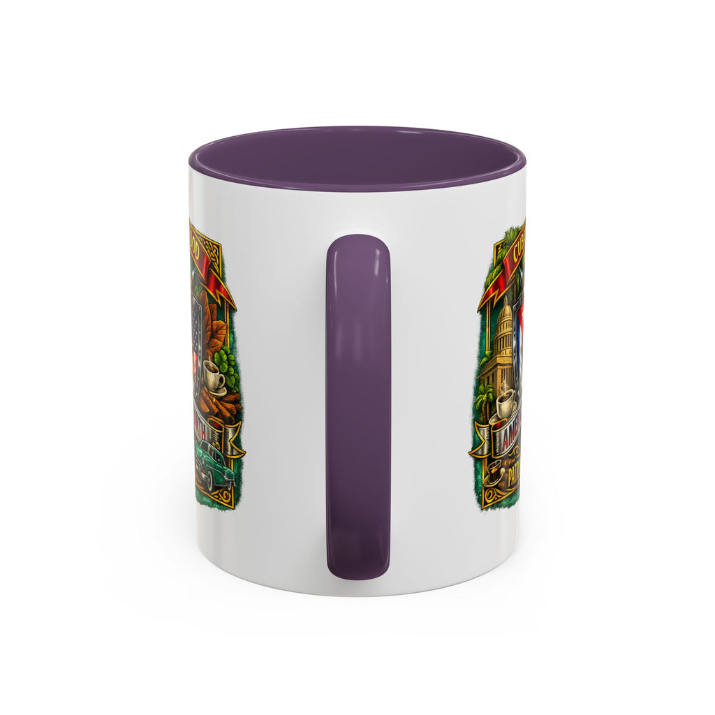 Cuban/American Pride - Cuban by Blood, American by Birth Accent Coffee Mug (11/15oz)