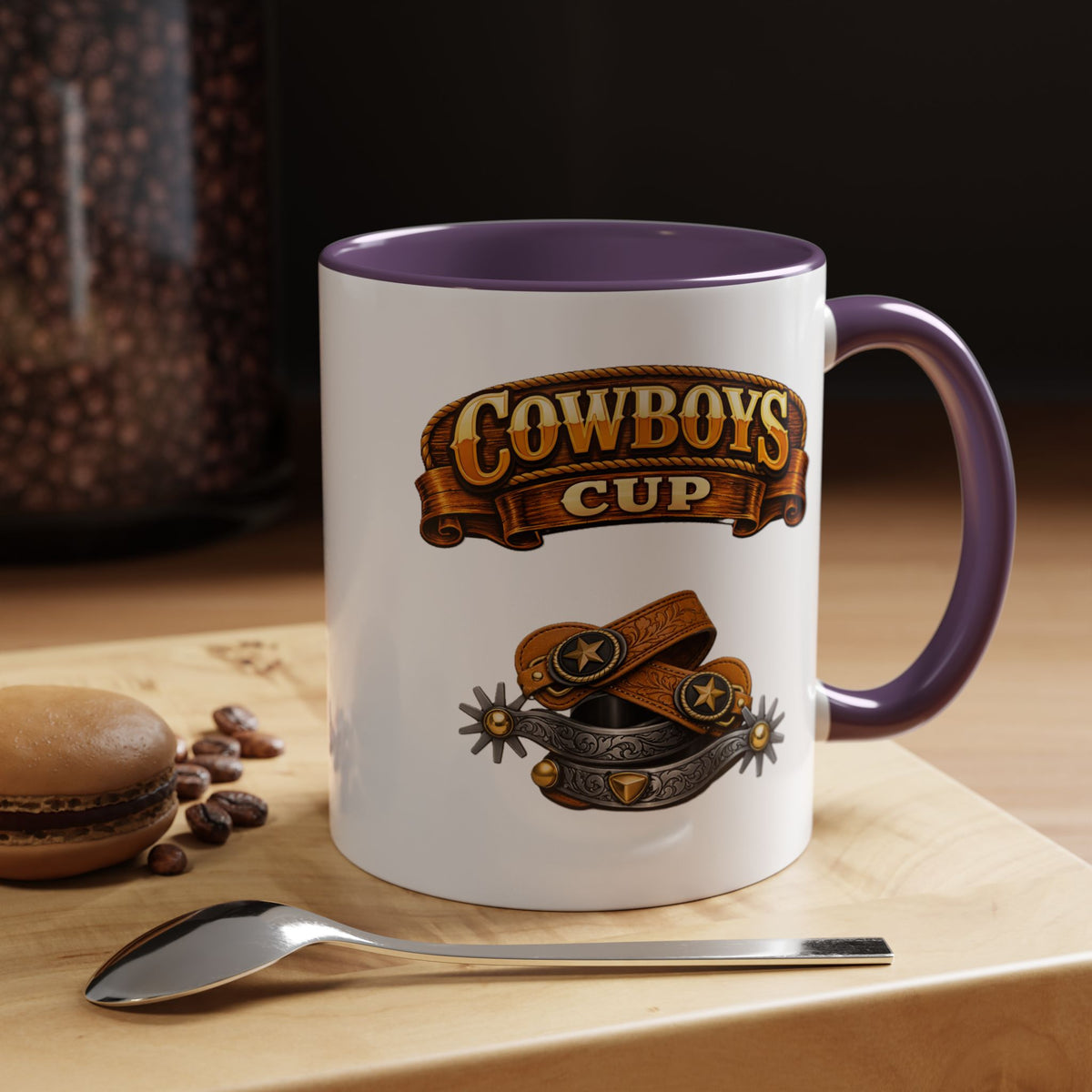 Cowboys Cup Coffee Mug — Western Spur & Leather Design (11/15oz)