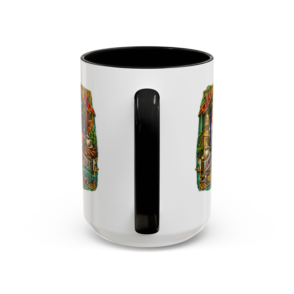 Cuban/American Pride - Cuban by Blood, American by Birth Accent Coffee Mug (11/15oz)