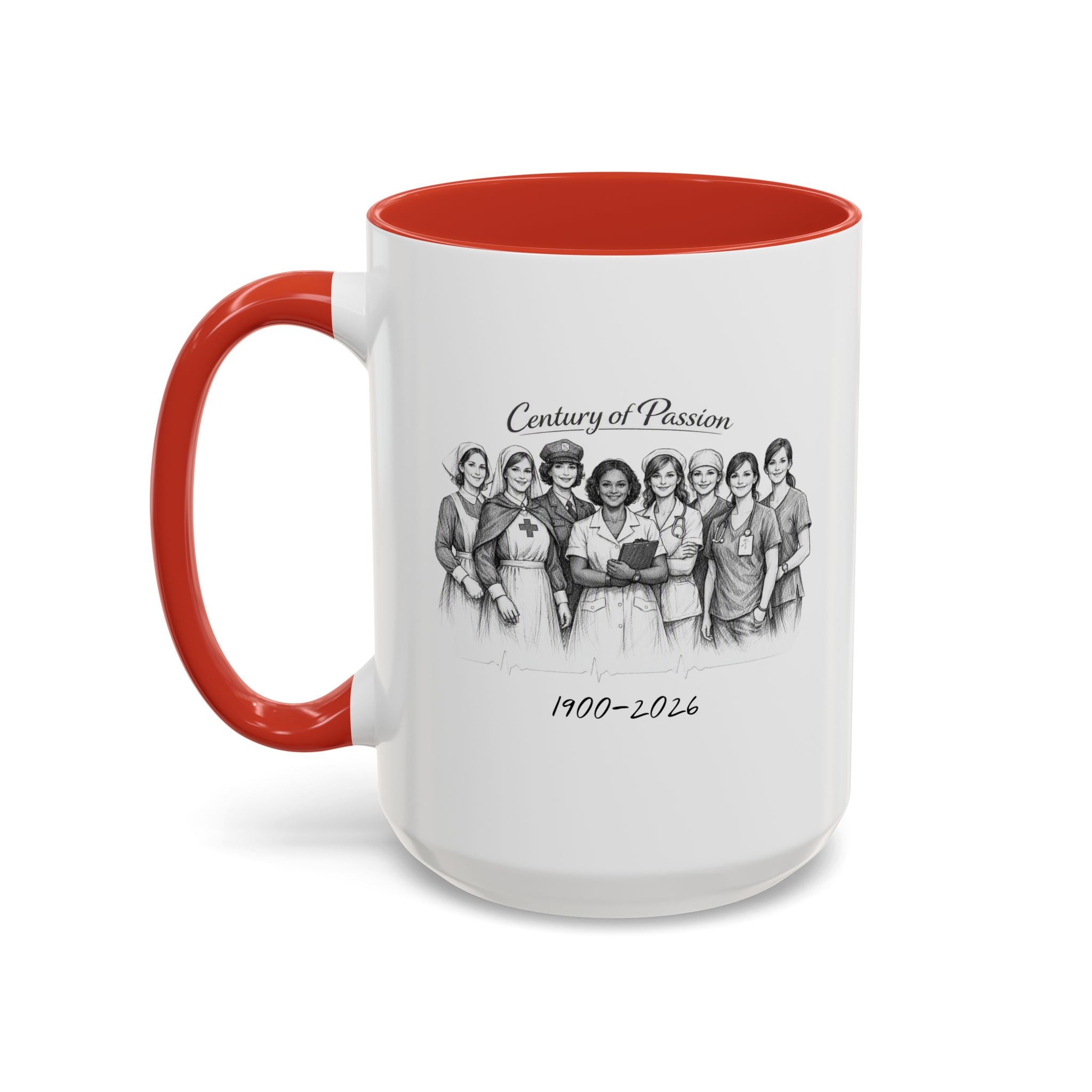 A Century of Passion - Accent Coffee Mug (11, 15oz)