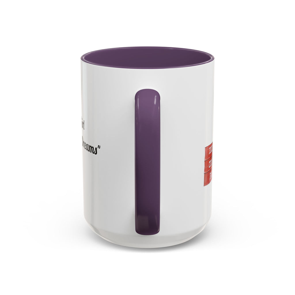 Barrel Racing Dreams Coffee Mug — "Small Town Girl, Big Buckle Dreams" Accent Mug
