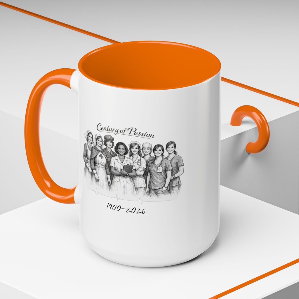 A Century of Passion - Accent Coffee Mug (11, 15oz)