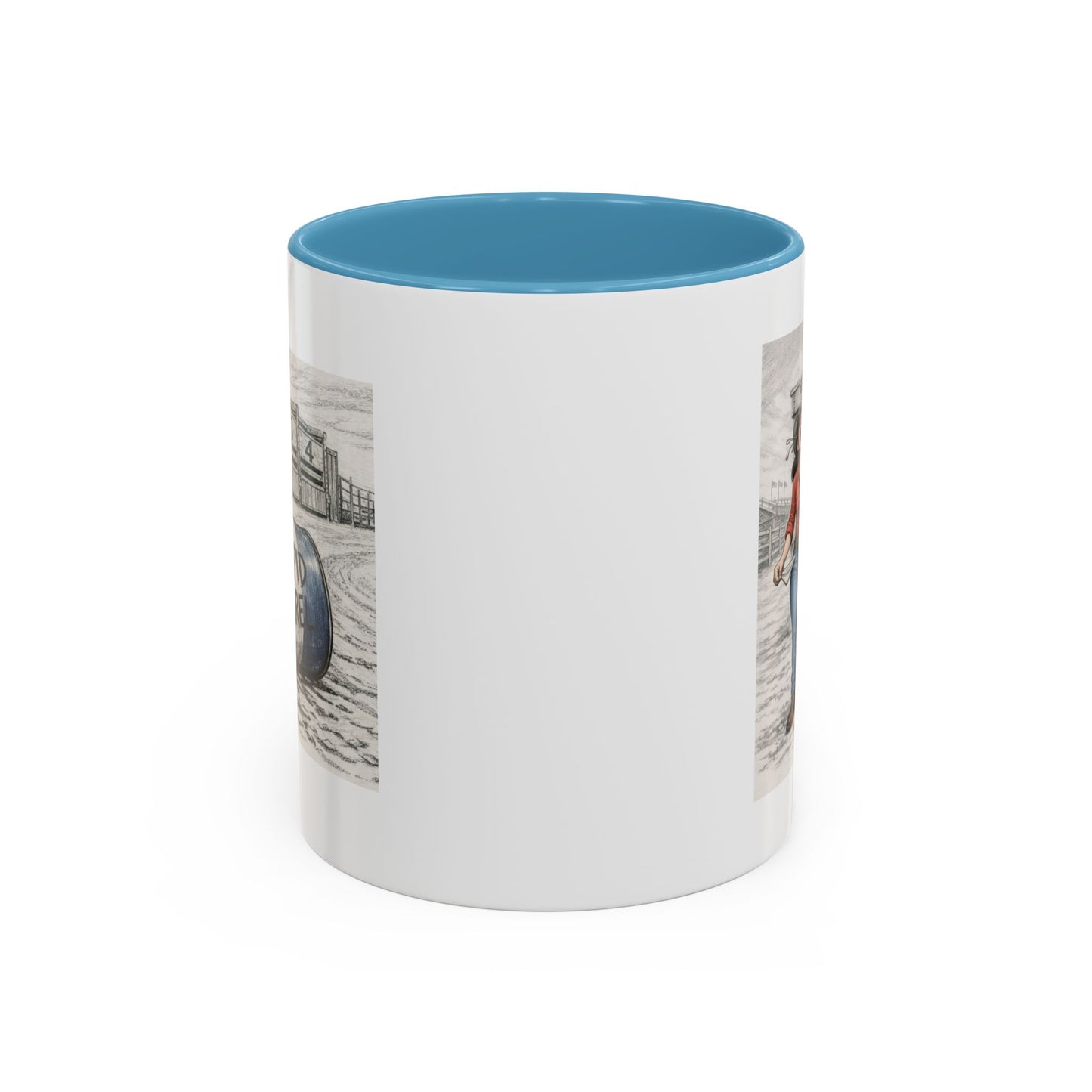 Out of the Money Barrel Racing Coffee Mug — Rodeo Cowgirl Accent Mug (11/15 oz)