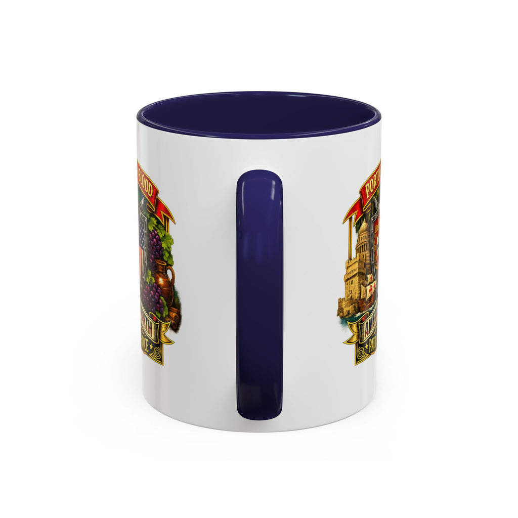 Portuguese/American Pride Mug - Coffee Ceramic Mug