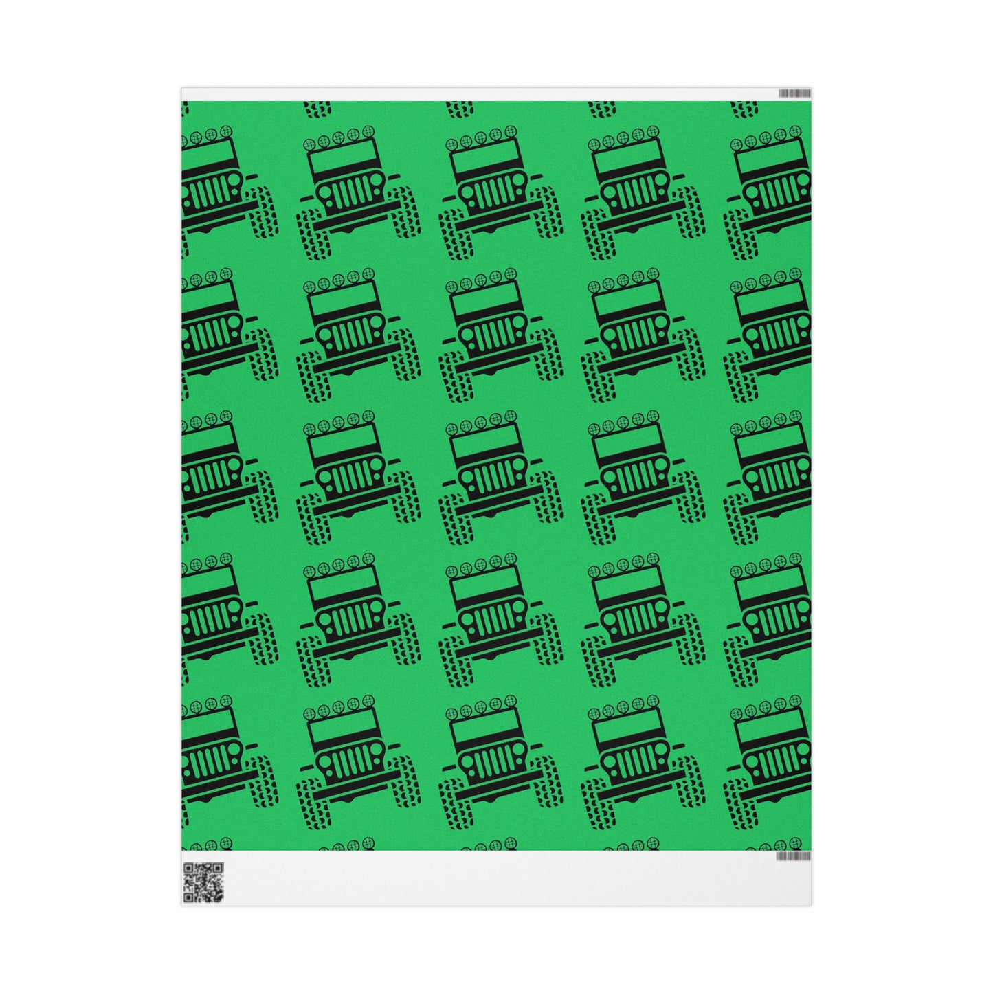 Copy of Green 4X4 offroad Pattern Wrapping Paper — Succulent-Themed Gift Wrap for Jeep Lovers