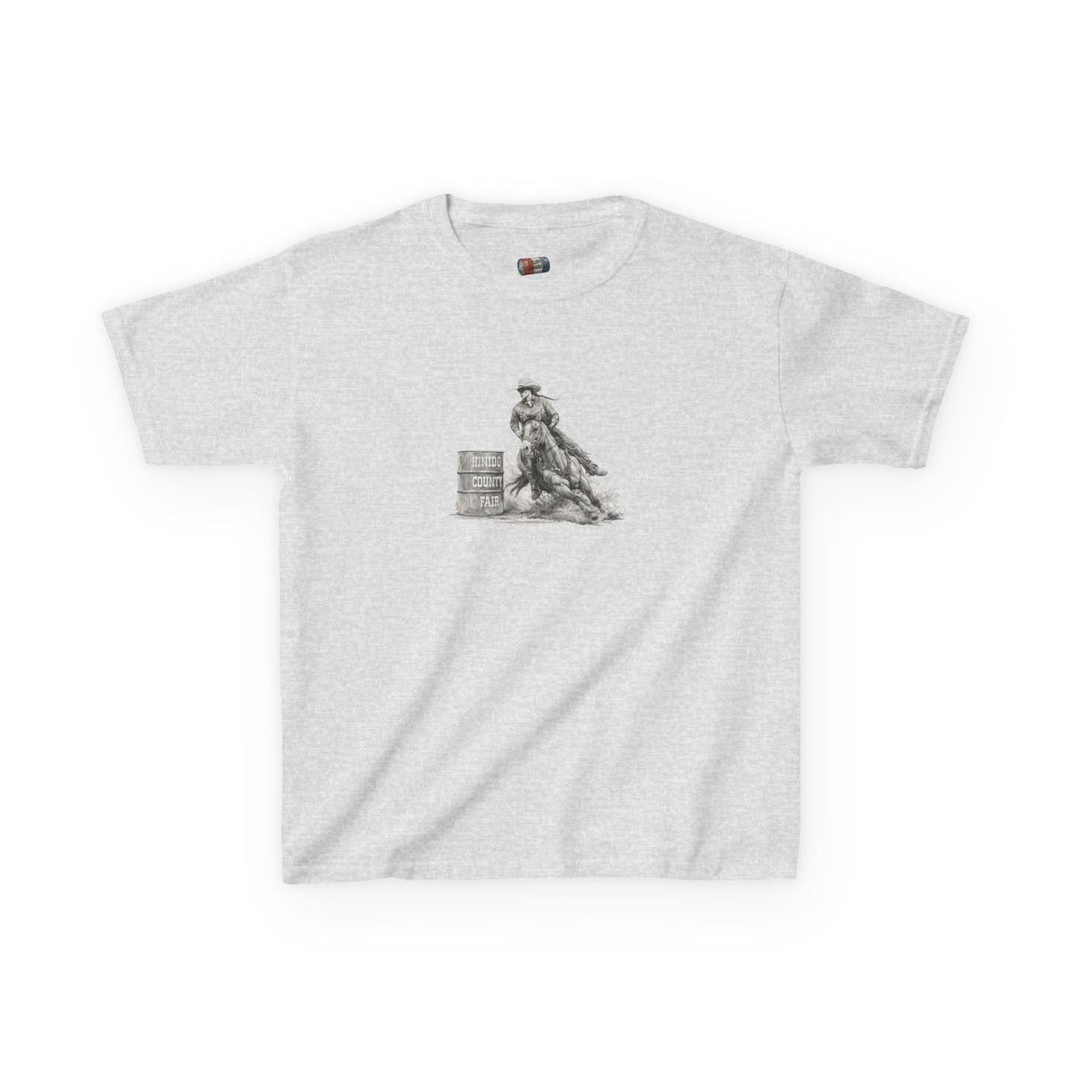 Kids T-Shirt — 'Always Keep Your Eye On the Next Barrel' Cowgirl Graphic