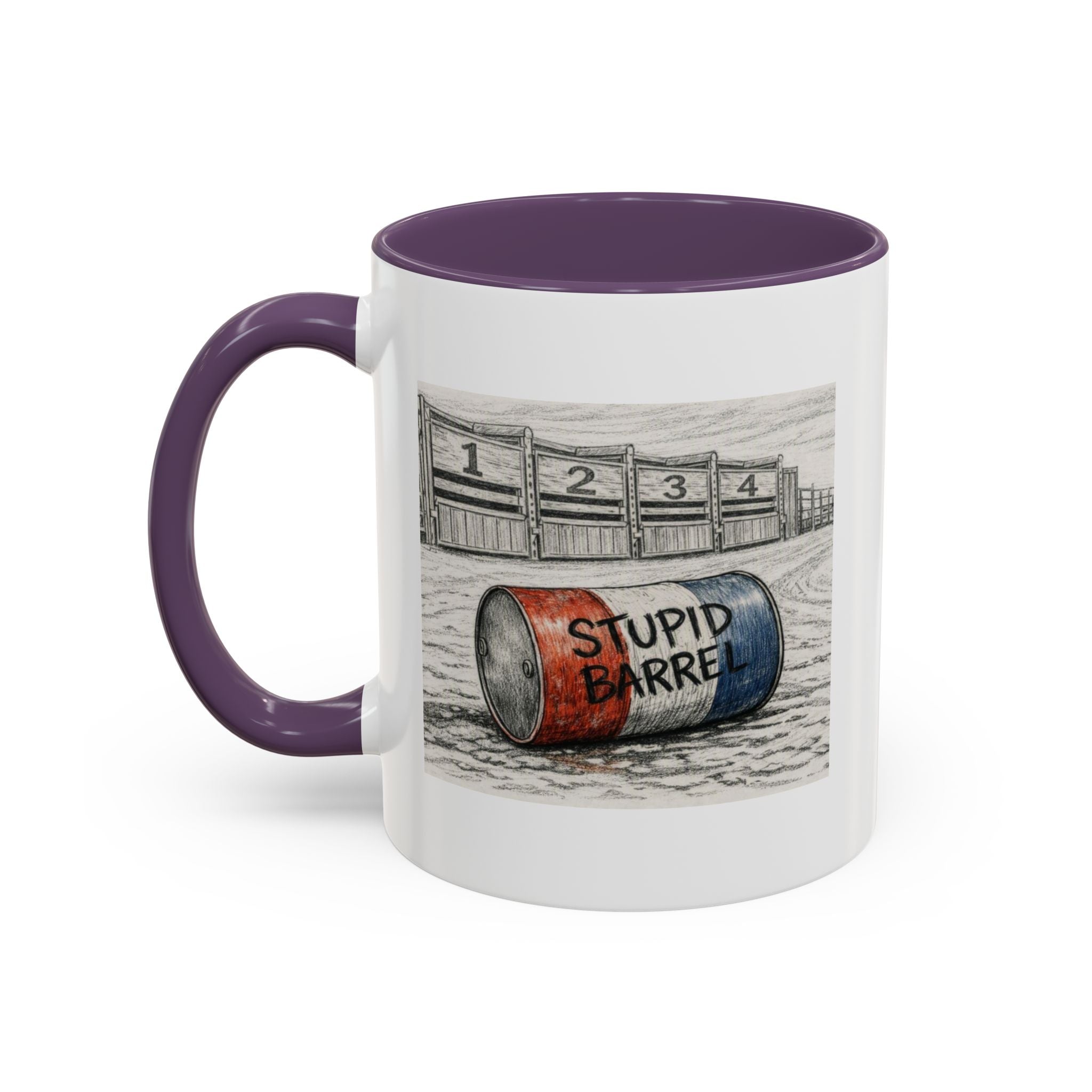 Out of the Money Barrel Racing Coffee Mug — Rodeo Cowgirl Accent Mug (11/15 oz)