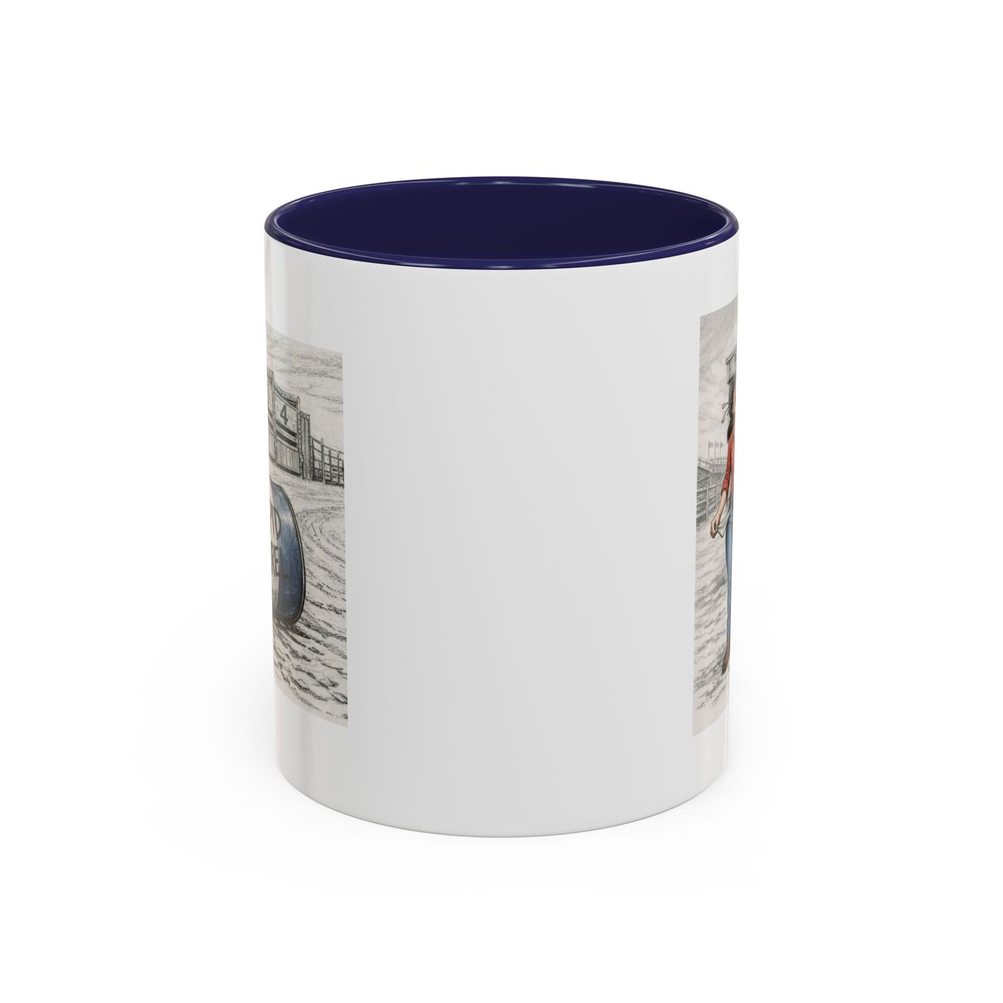 Out of the Money Barrel Racing Coffee Mug — Rodeo Cowgirl Accent Mug (11/15 oz)