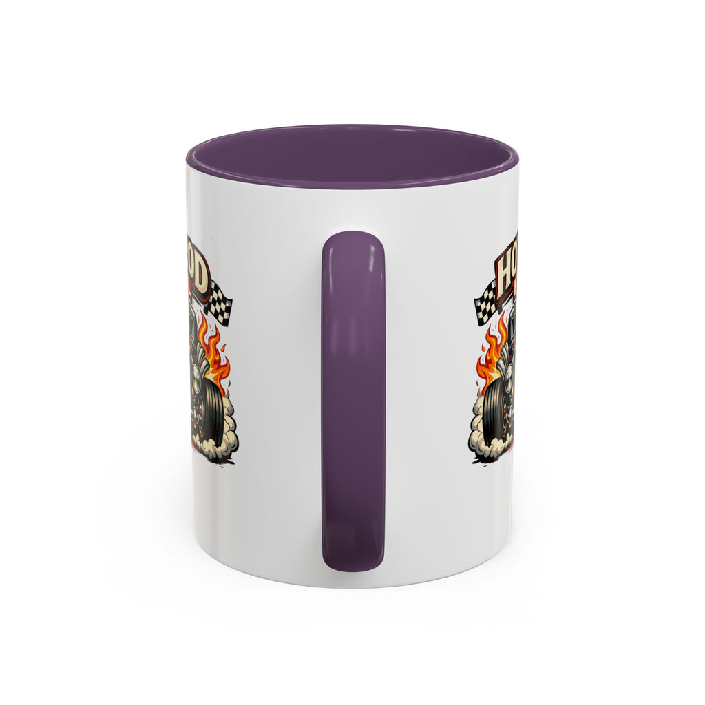 Hot Rod Fuel Coffee Mug — Vintage Muscle Car Racing Accent Mug