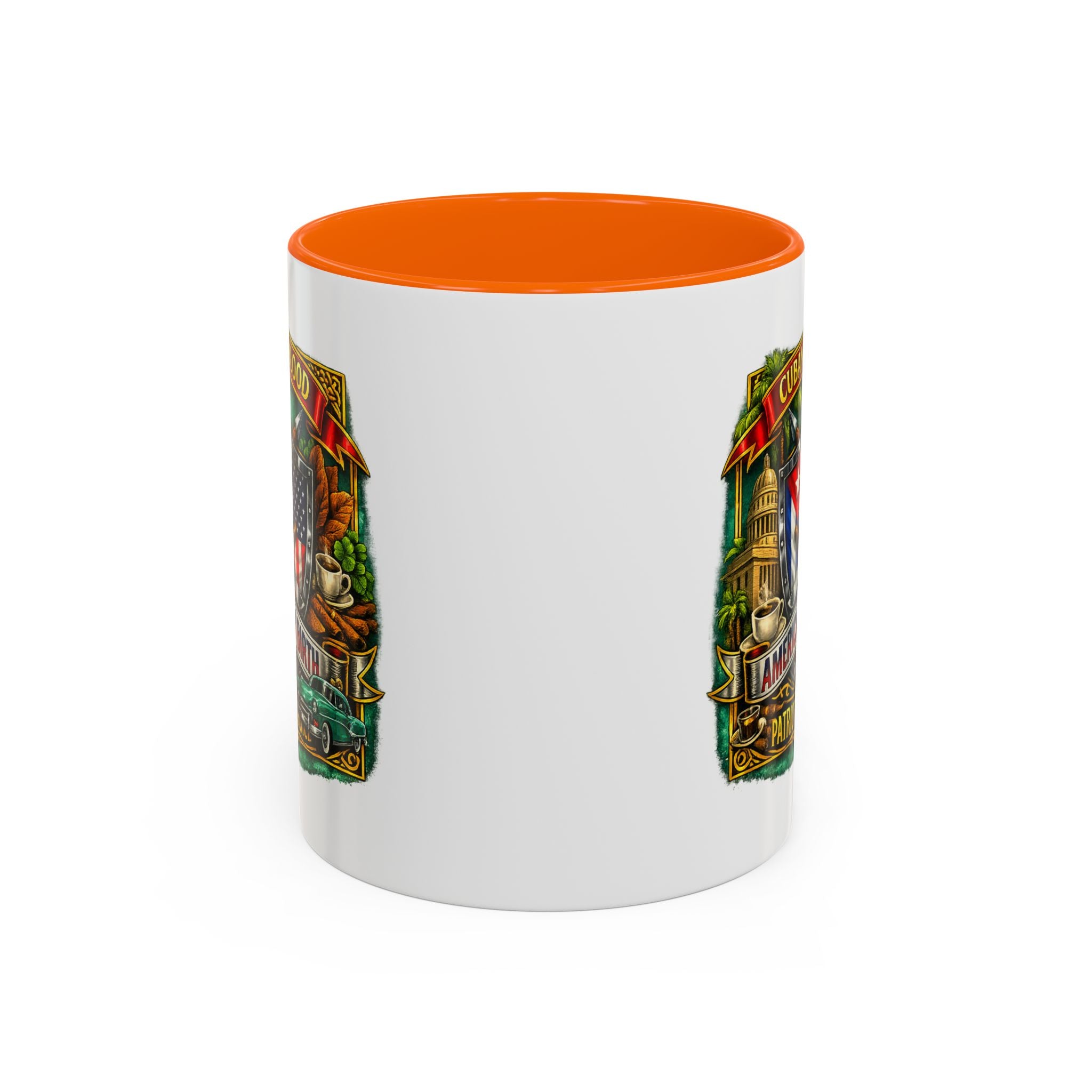 Cuban/American Pride - Cuban by Blood, American by Birth Accent Coffee Mug (11/15oz)