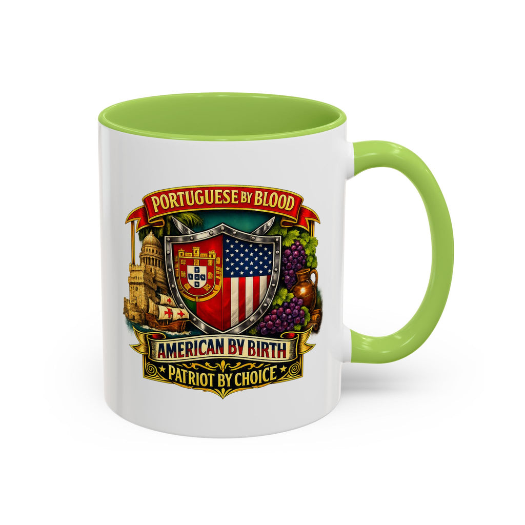 Portuguese/American Pride Mug - Coffee Ceramic Mug