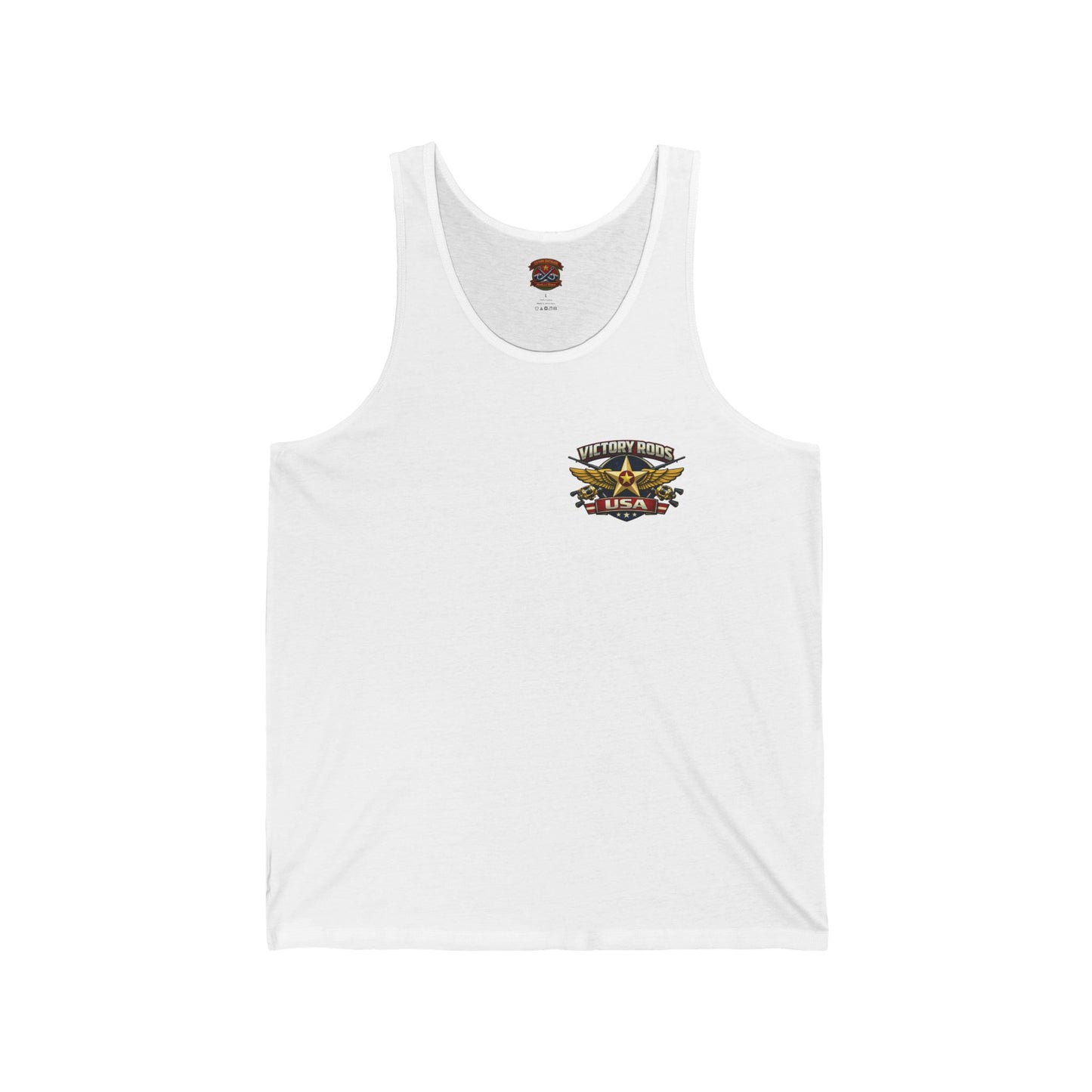 Victory Rods Pinup Tank Top — 'Bluefin Betty' Vintage Bomber Girl Graphic