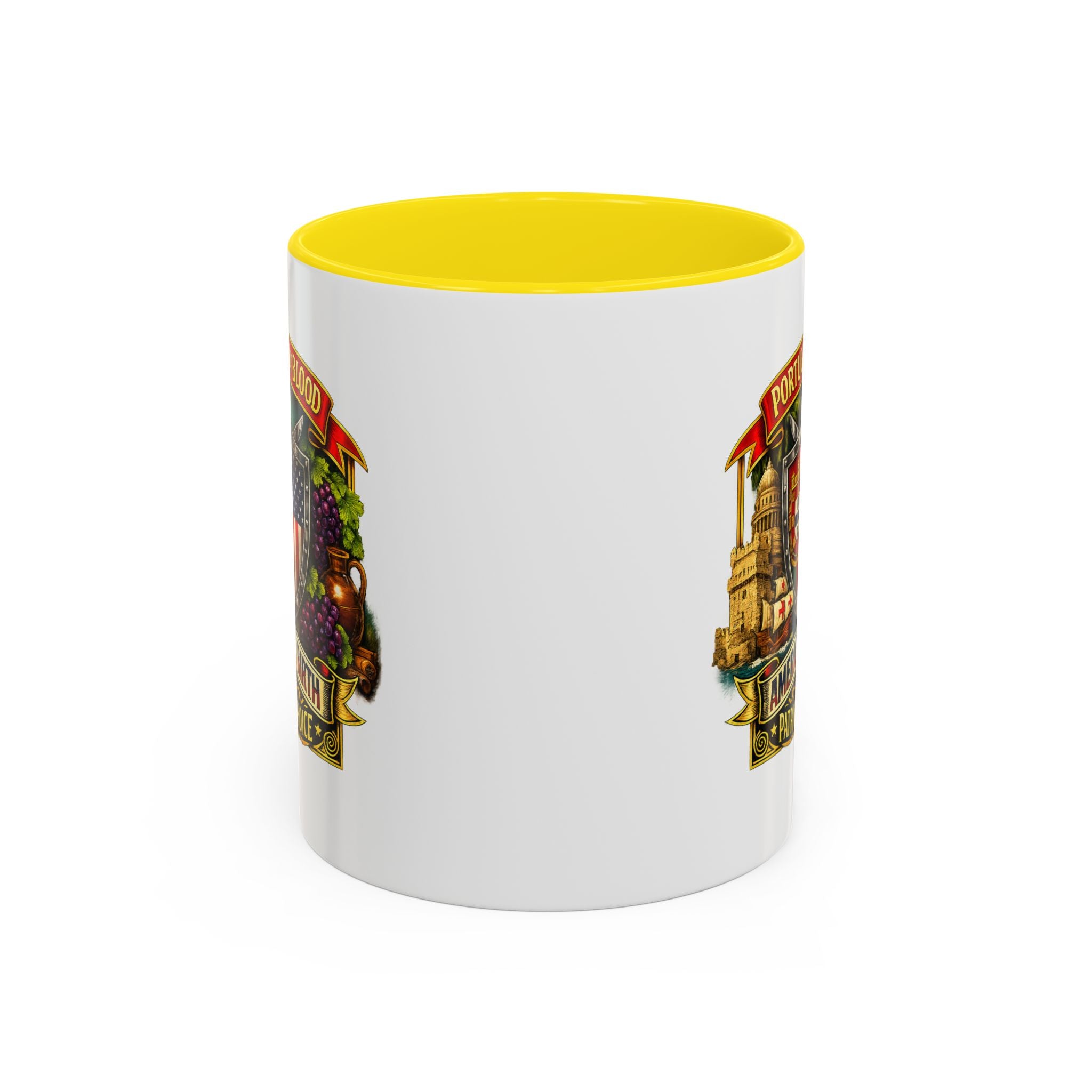 Portuguese/American Pride Mug - Coffee Ceramic Mug