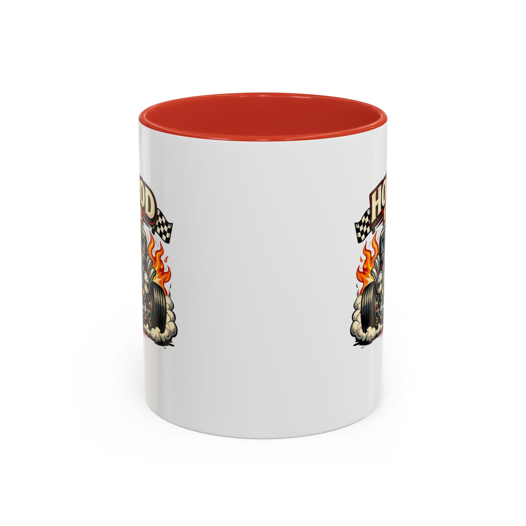 Hot Rod Fuel Coffee Mug — Vintage Muscle Car Racing Accent Mug