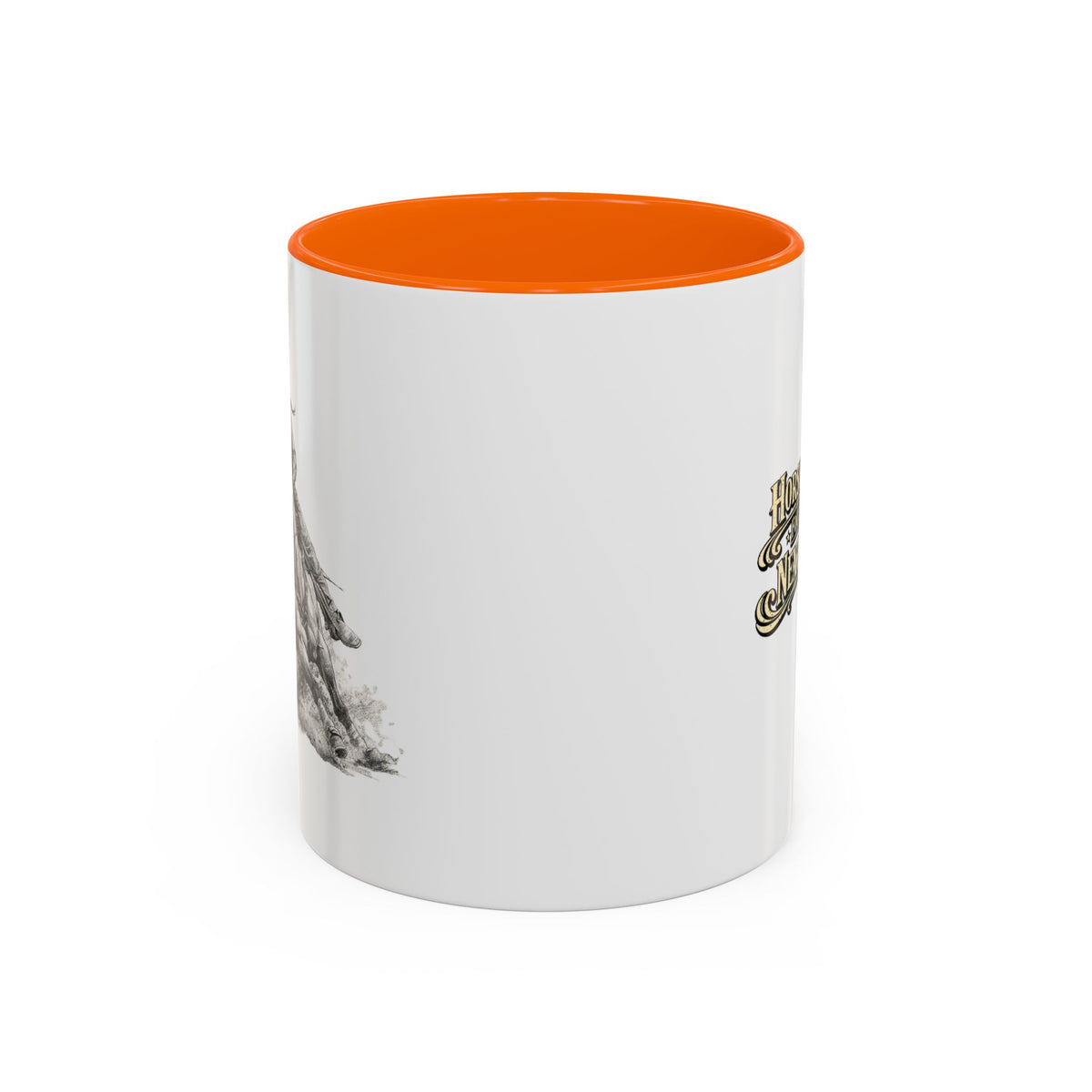 Barrel Racing Coffee Mug — "Horse and Rider Focused on the Next Barrel"