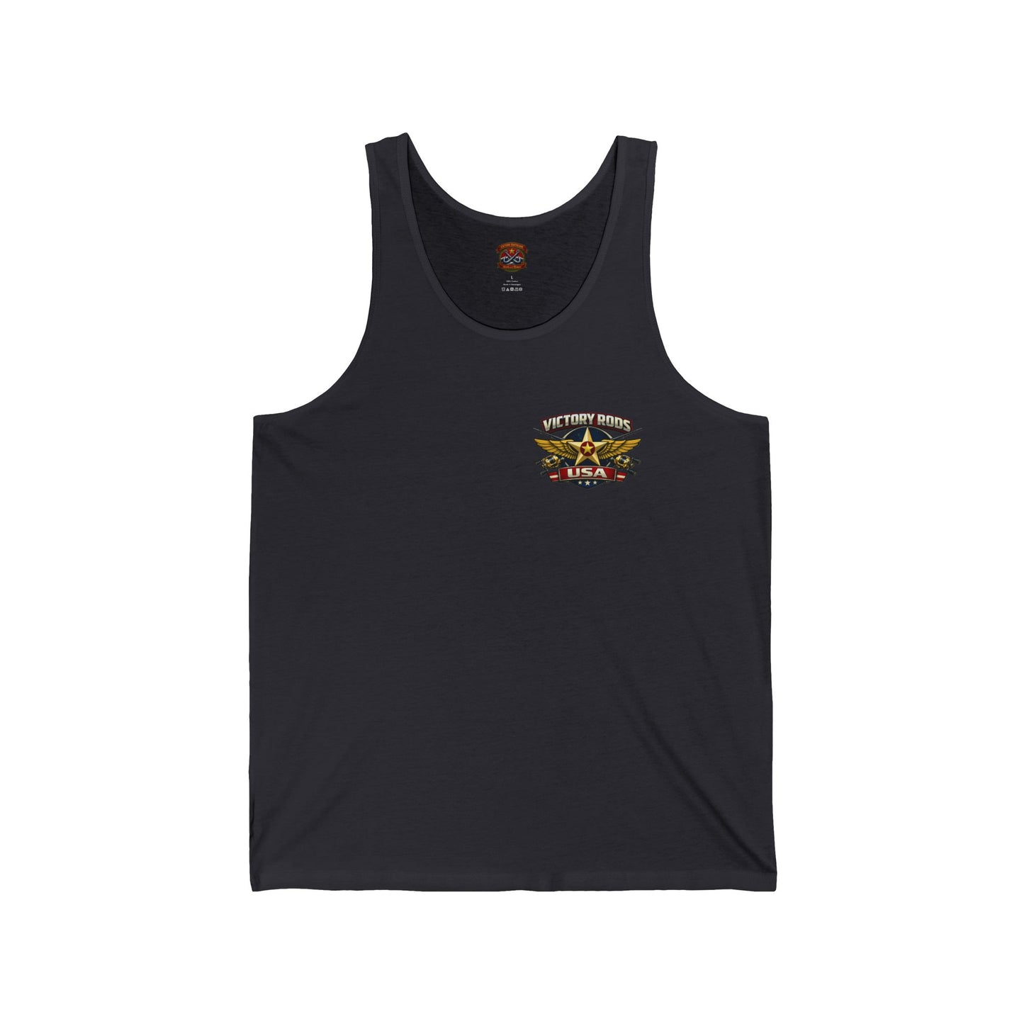Victory Rods Pinup Tank Top — 'Bluefin Betty' Vintage Bomber Girl Graphic