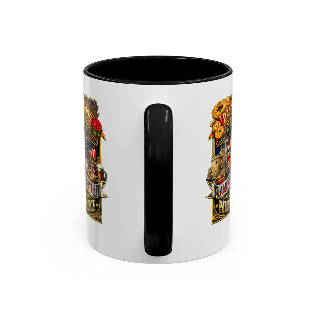 Danish/American Pride Danish by Blood, American by Birth Accent Coffee Mug (11/15oz)