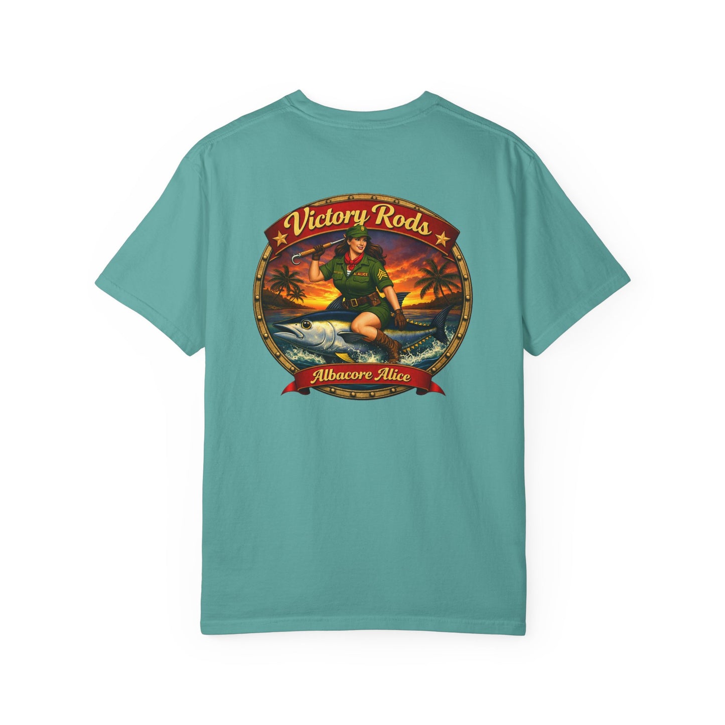 Victory Rods "Allencore Alice" Fishing Graphic T-Shirt