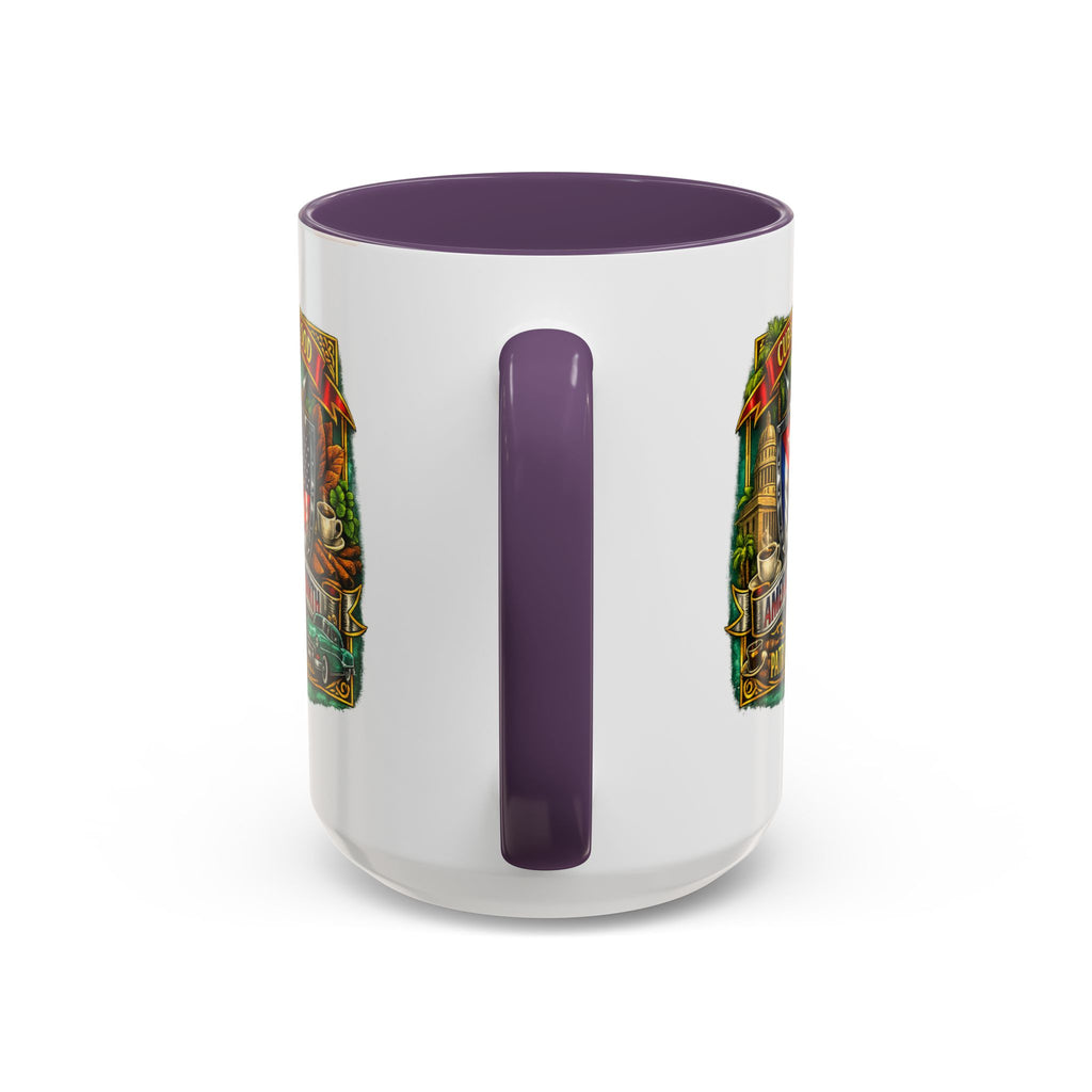 Cuban/American Pride - Cuban by Blood, American by Birth Accent Coffee Mug (11/15oz)