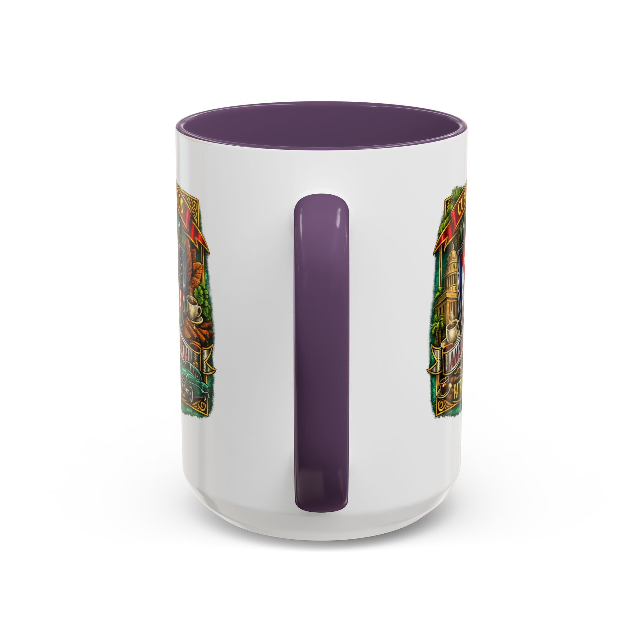 Cuban/American Pride - Cuban by Blood, American by Birth Accent Coffee Mug (11/15oz)