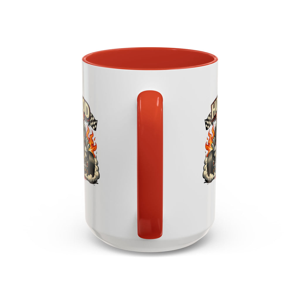 Hot Rod Fuel Coffee Mug — Vintage Muscle Car Racing Accent Mug