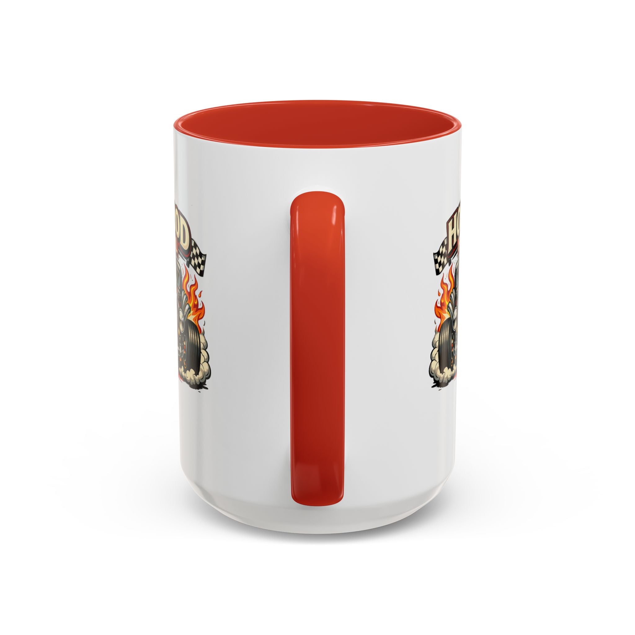 Hot Rod Fuel Coffee Mug — Vintage Muscle Car Racing Accent Mug