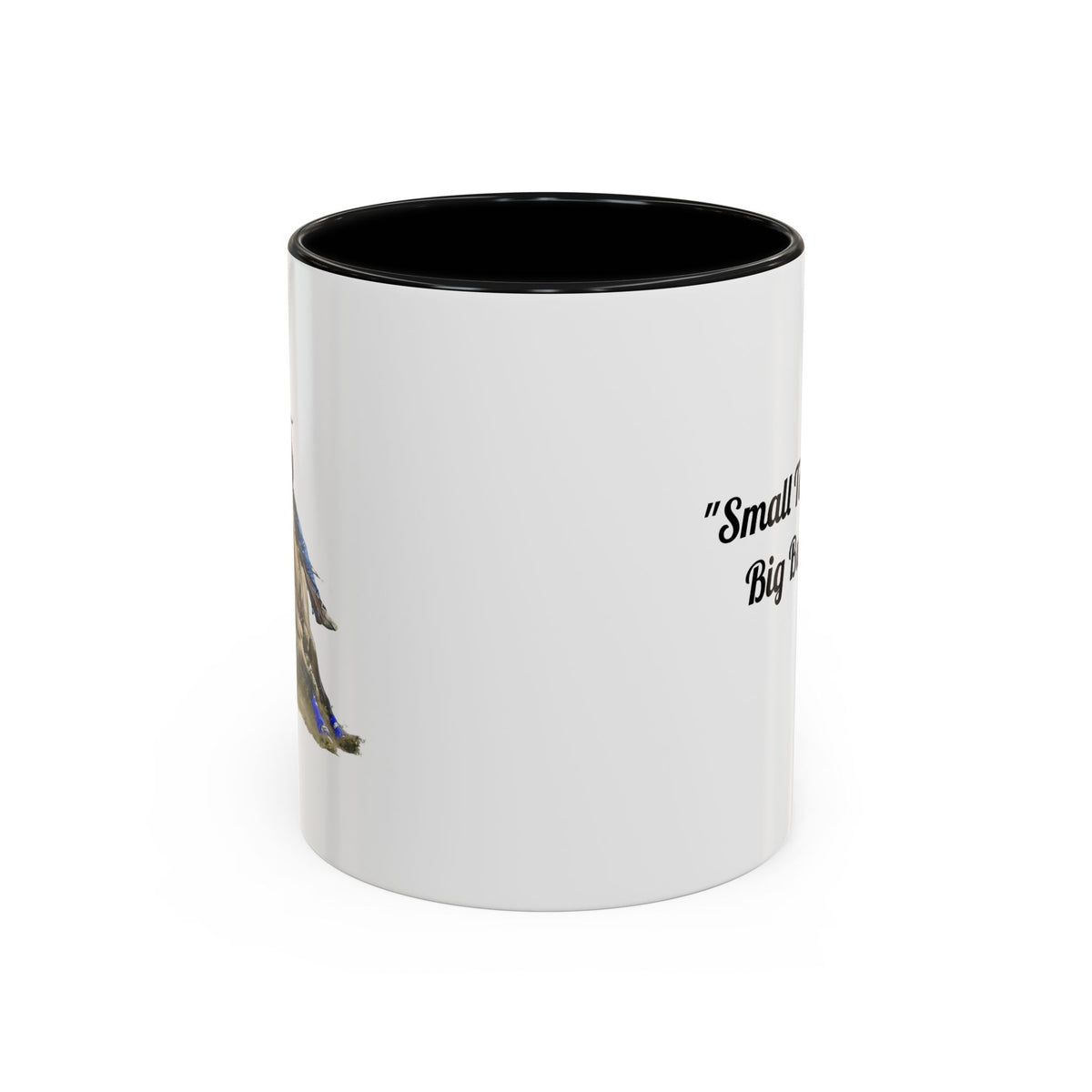 Barrel Racing Dreams Coffee Mug — "Small Town Girl, Big Buckle Dreams" Accent Mug