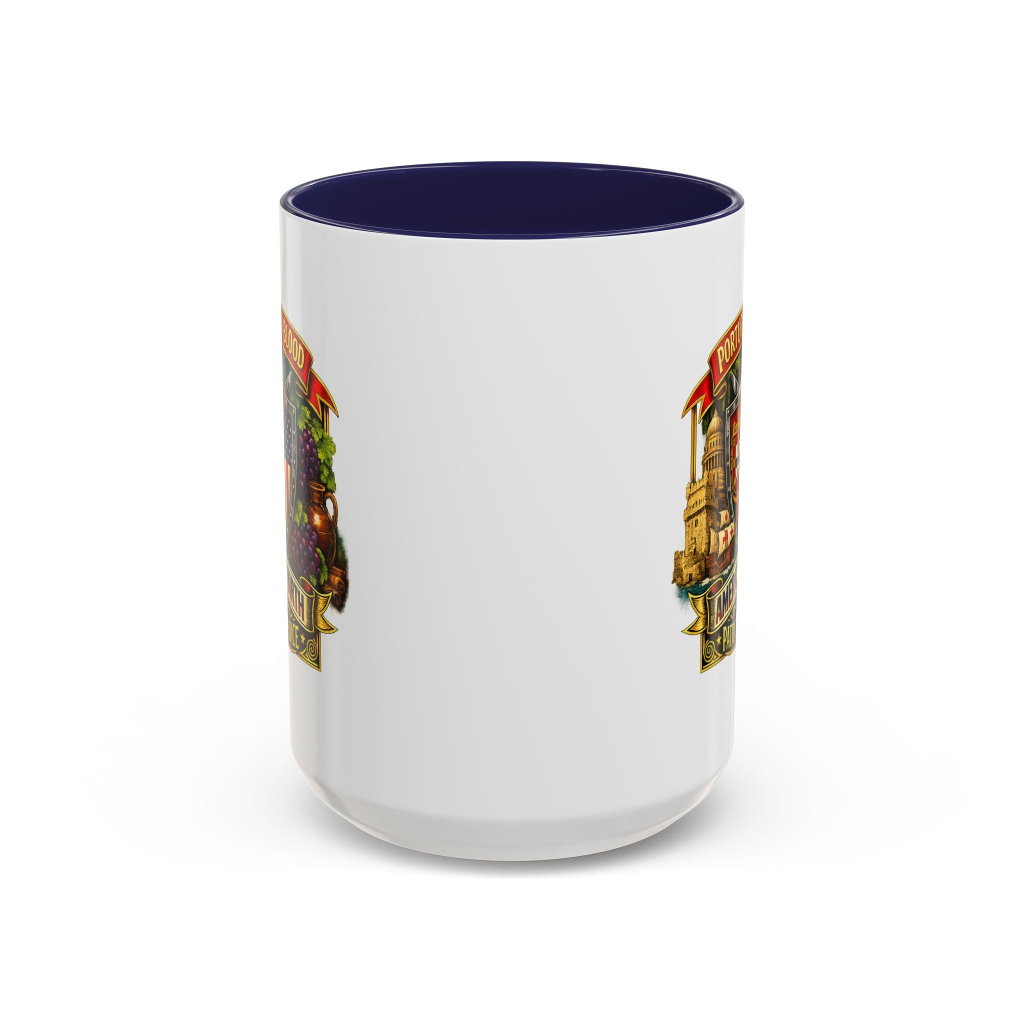 Portuguese/American Pride Mug - Coffee Ceramic Mug