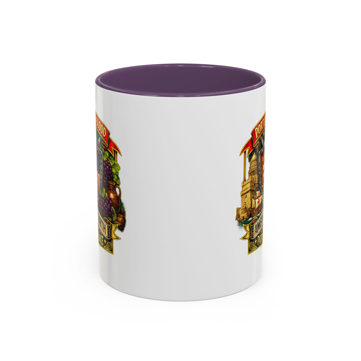 Portuguese/American Pride Mug - Coffee Ceramic Mug