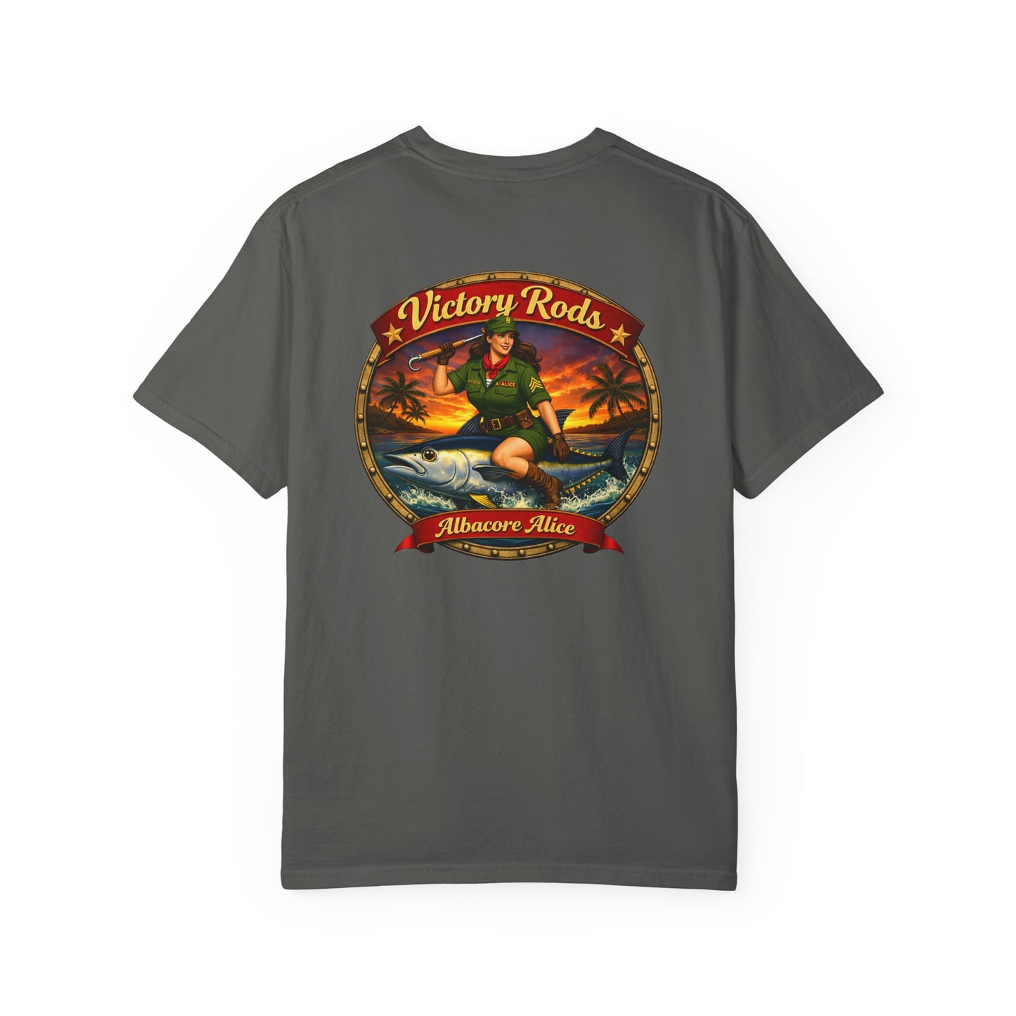 Victory Rods "Allencore Alice" Fishing Graphic T-Shirt