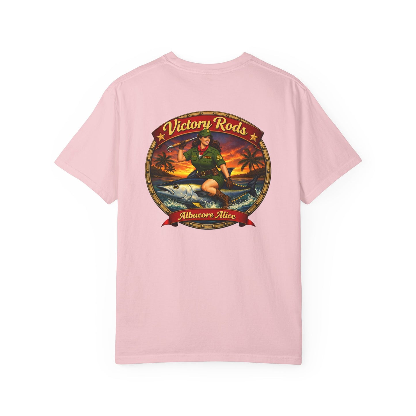 Victory Rods "Allencore Alice" Fishing Graphic T-Shirt