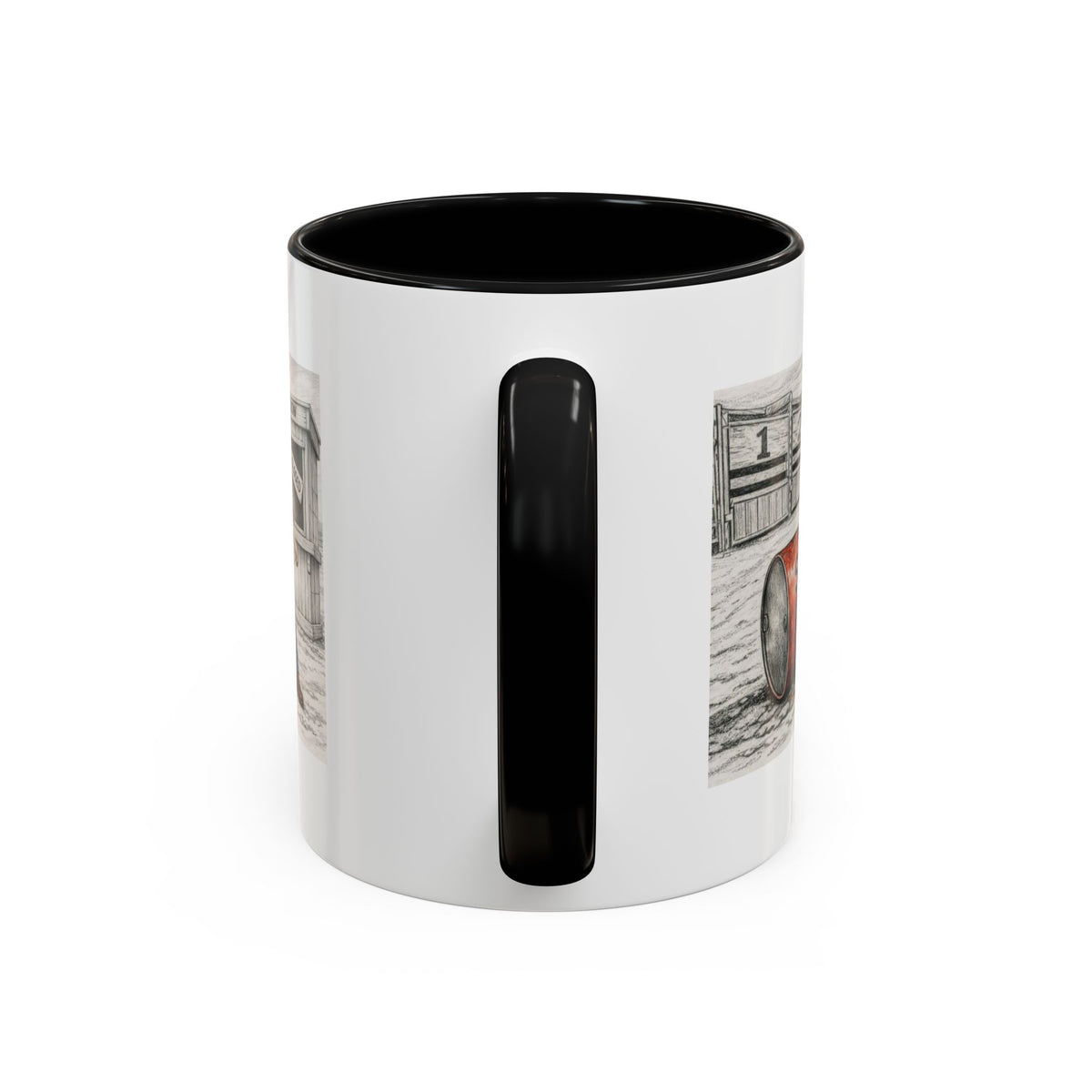 Out of the Money Barrel Racing Coffee Mug — Rodeo Cowgirl Accent Mug (11/15 oz)