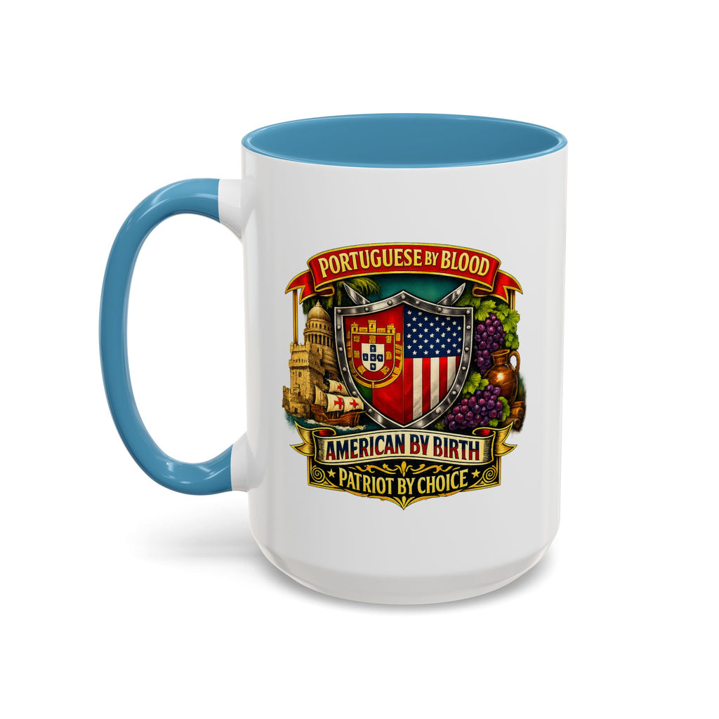 Portuguese/American Pride Mug - Coffee Ceramic Mug