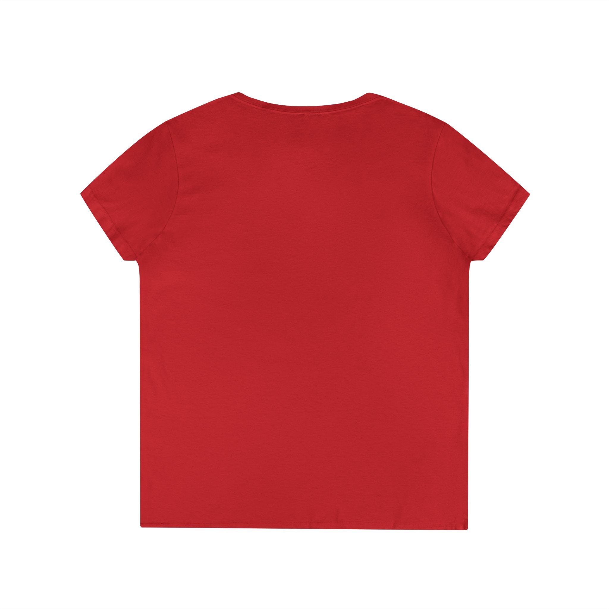 Floral Bull Skull V-Neck Tee