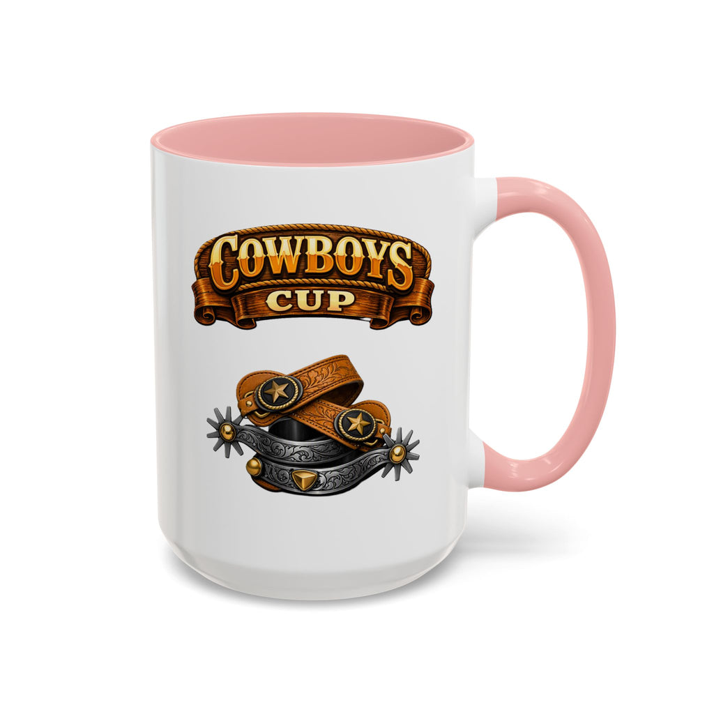 Cowboys Cup Coffee Mug — Western Spur & Leather Design (11/15oz)