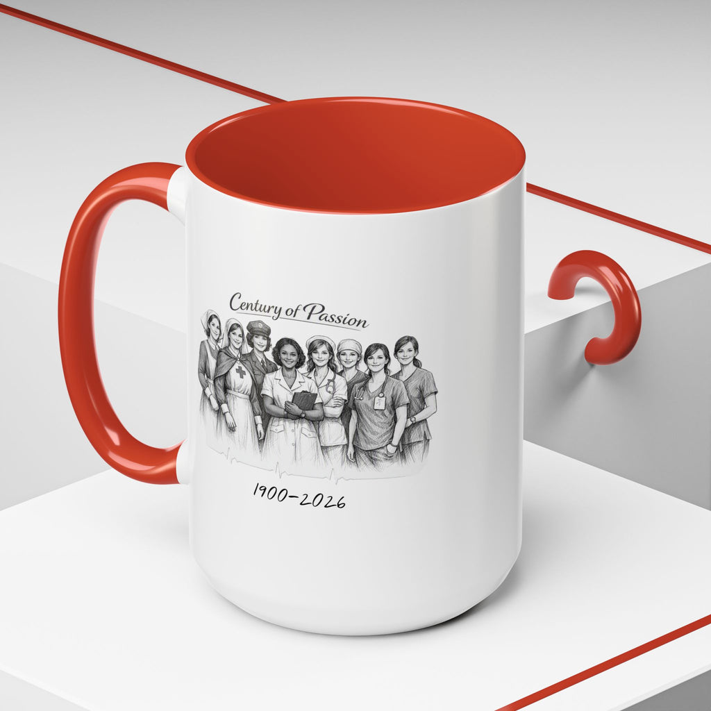 A Century of Passion - Accent Coffee Mug (11, 15oz)