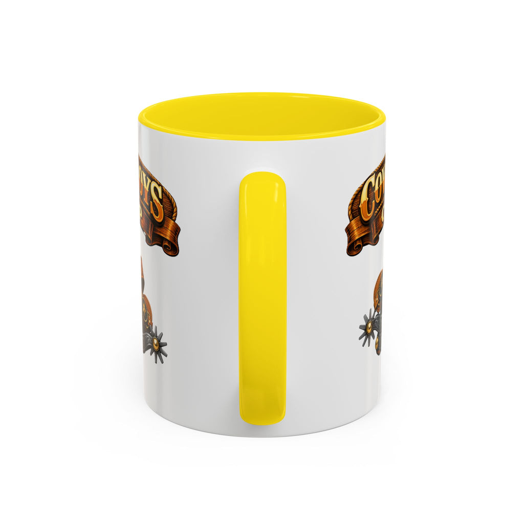 Cowboys Cup Coffee Mug — Western Spur & Leather Design (11/15oz)
