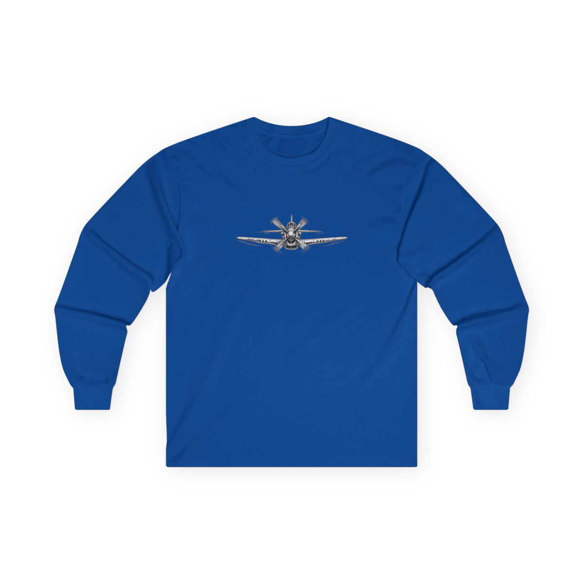 Long Sleeve Tee — Freedom Flyer Eagle & Propeller Graphic