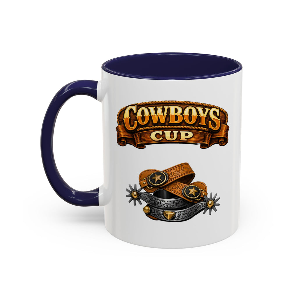 Cowboys Cup Coffee Mug — Western Spur & Leather Design (11/15oz)