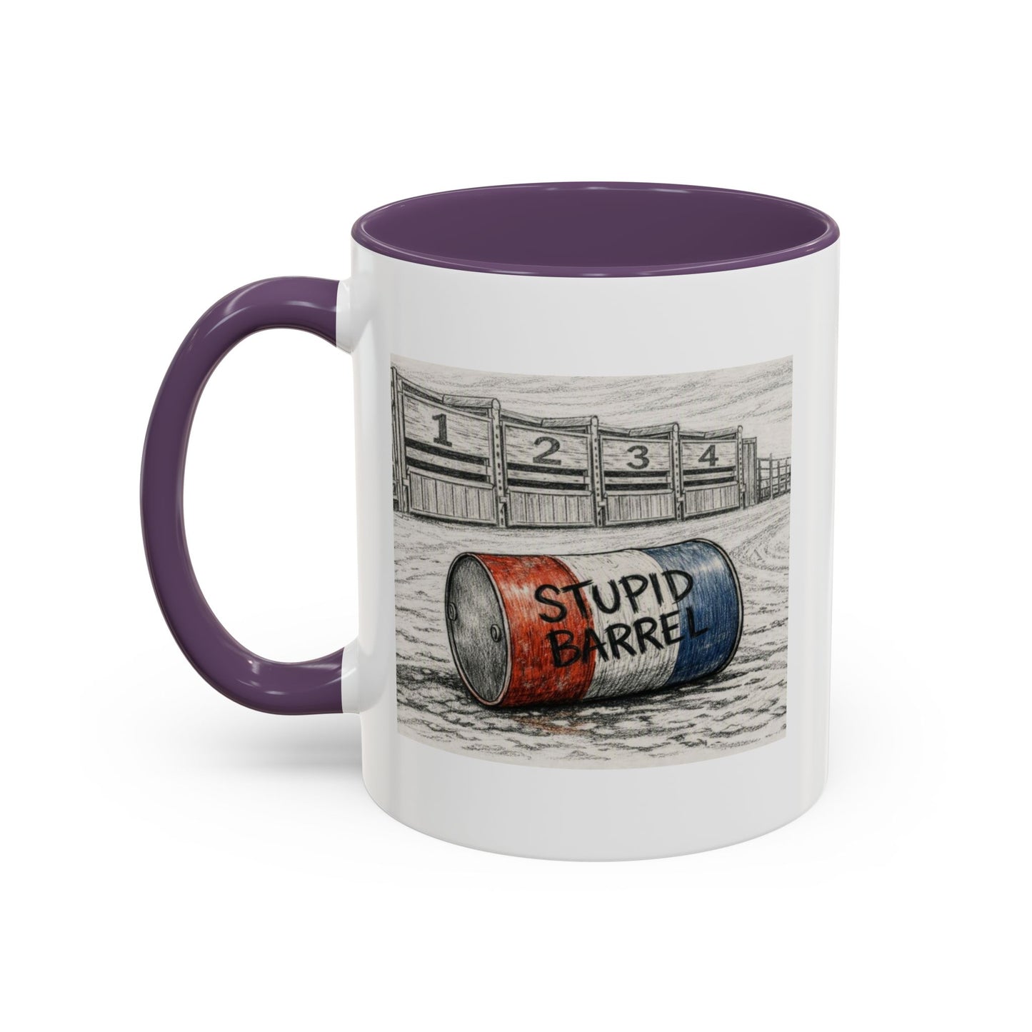 Out of the Money Barrel Racing Coffee Mug — Rodeo Cowgirl Accent Mug (11/15 oz)