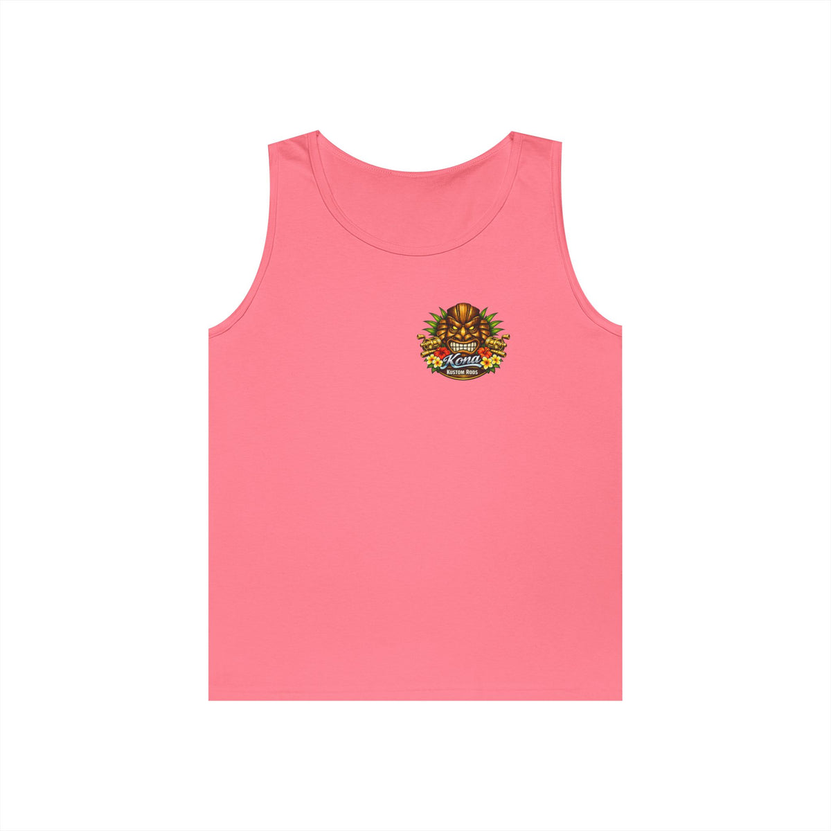 Kona Rods Vintage Pinup Beach Tank Top — 'Thresher Shark Anne' Retro WWII Nose Art