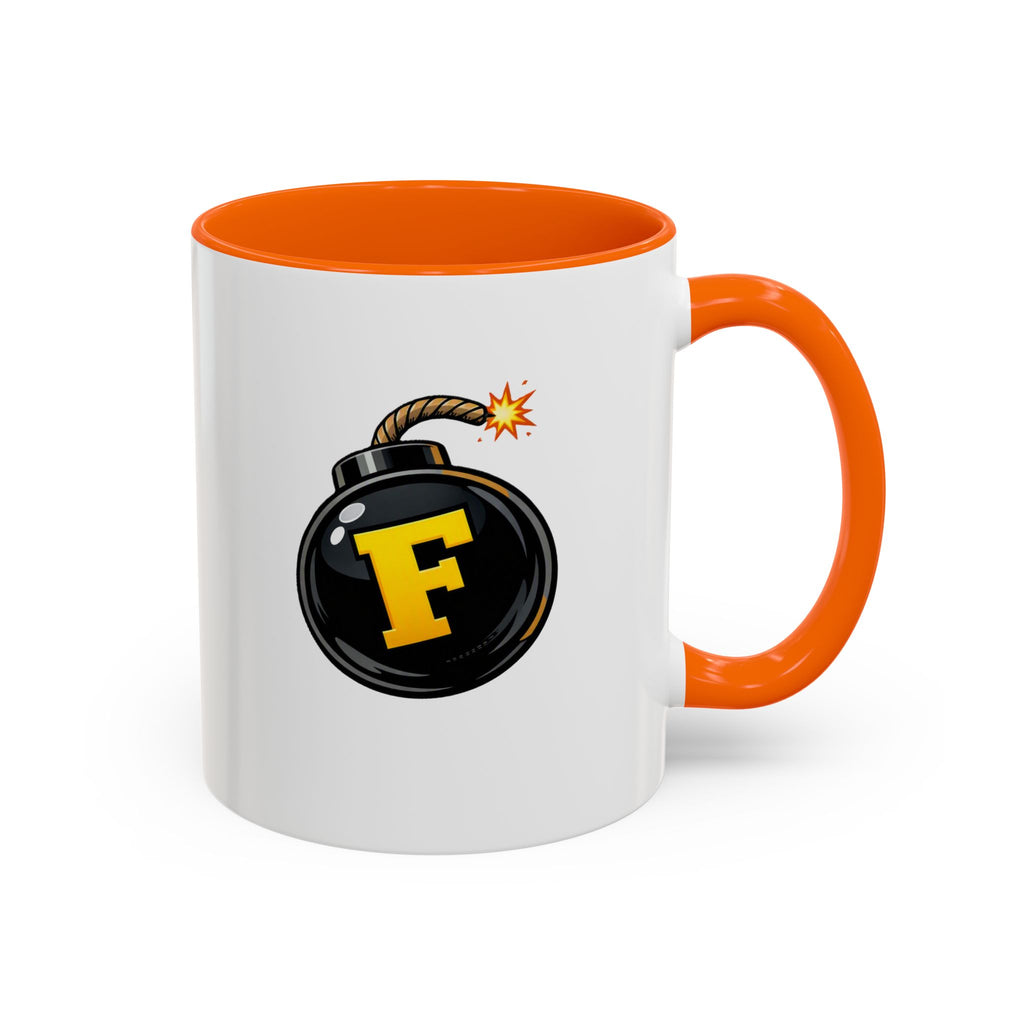 Funny "F" Bomb Accent Coffee Mug – 11oz/15oz Ceramic