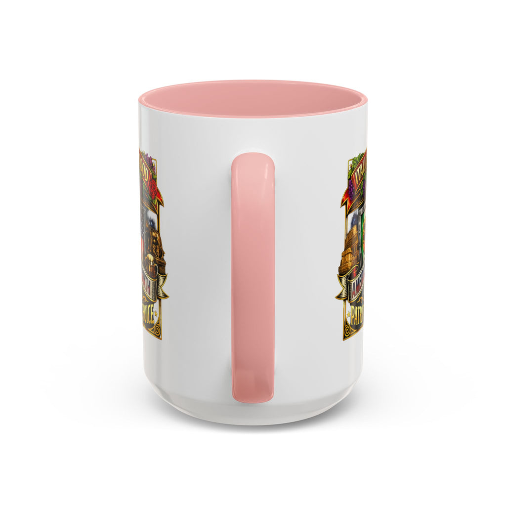 Italian by Blood American by Birth "Patriot by Choice" Accent Coffee Mug (11/15oz)