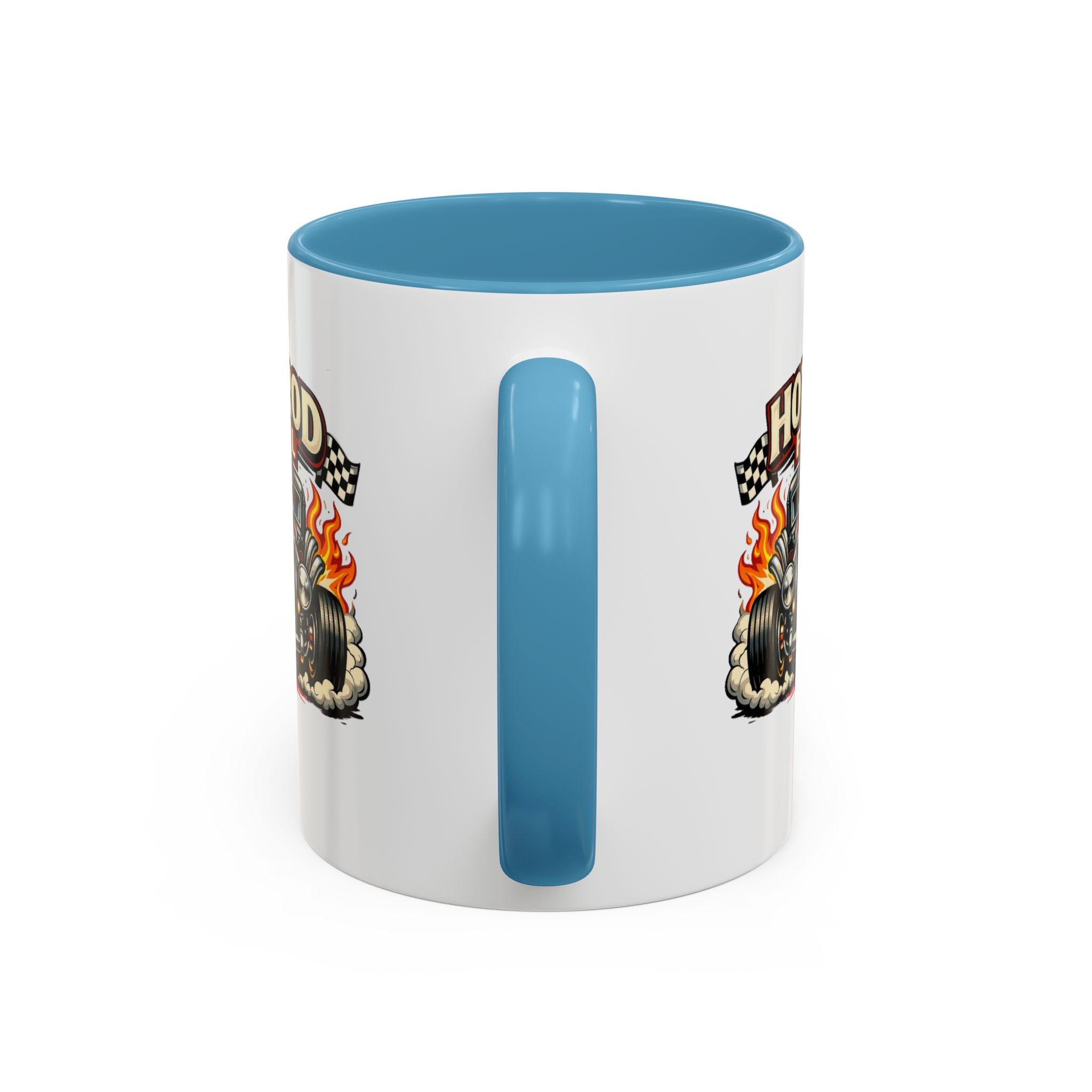 Hot Rod Fuel Coffee Mug — Vintage Muscle Car Racing Accent Mug