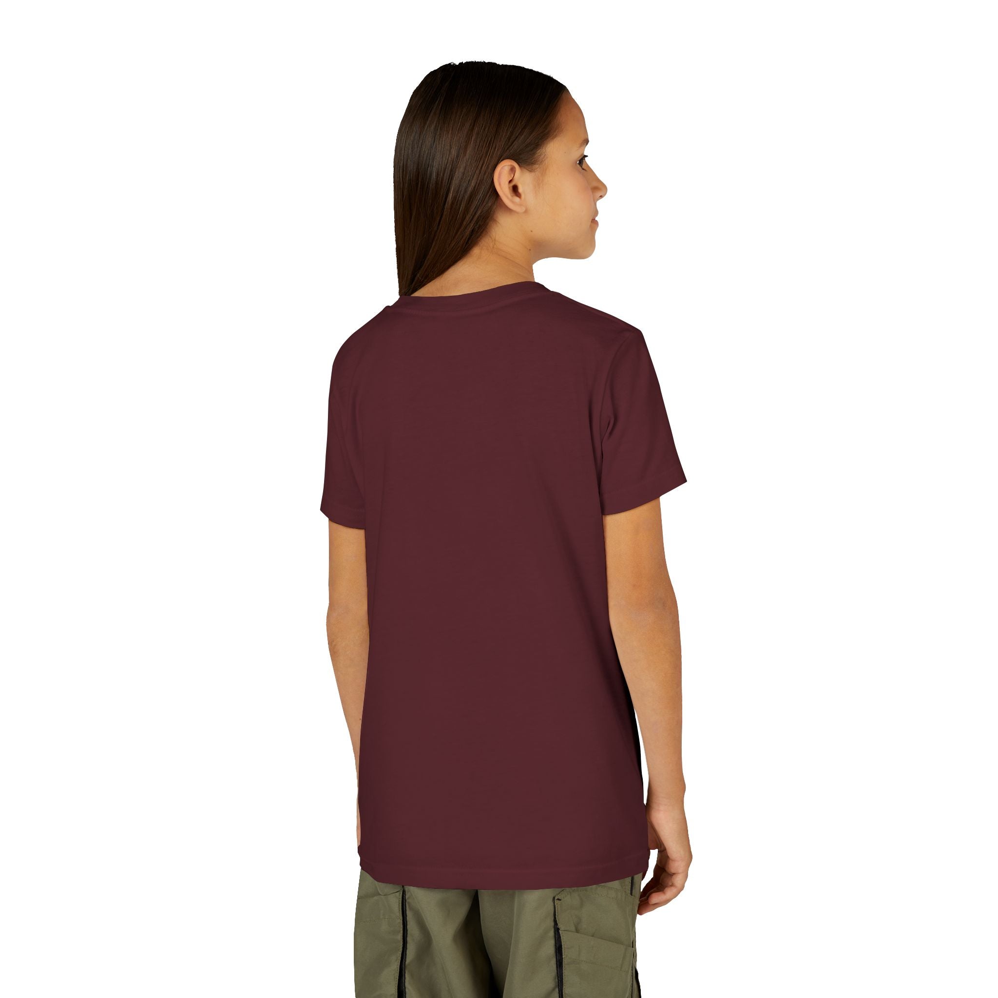 Youth Tee — Rodeo Cowgirl with Patriotic Barrel Graphic