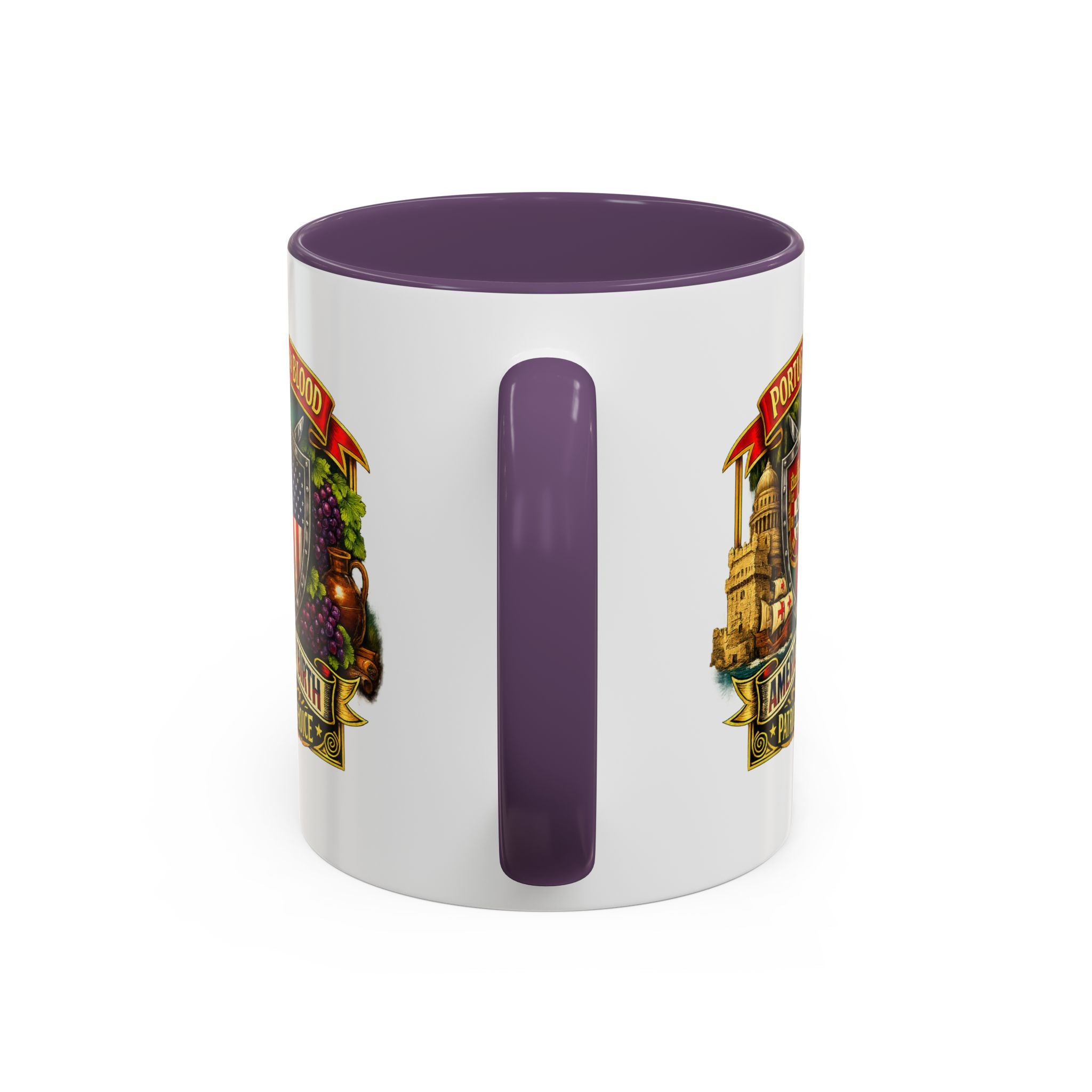 Portuguese/American Pride Mug - Coffee Ceramic Mug