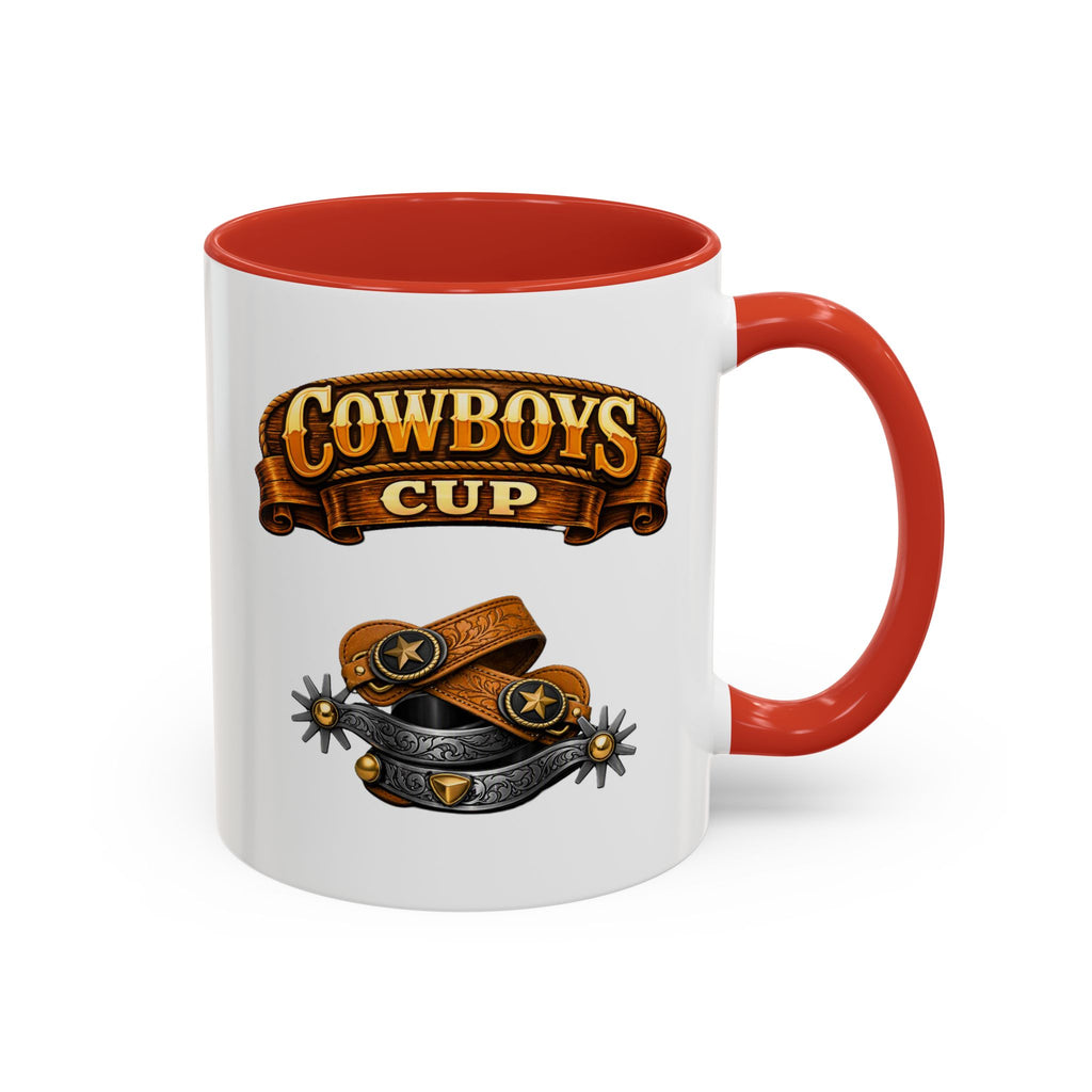 Cowboys Cup Coffee Mug — Western Spur & Leather Design (11/15oz)