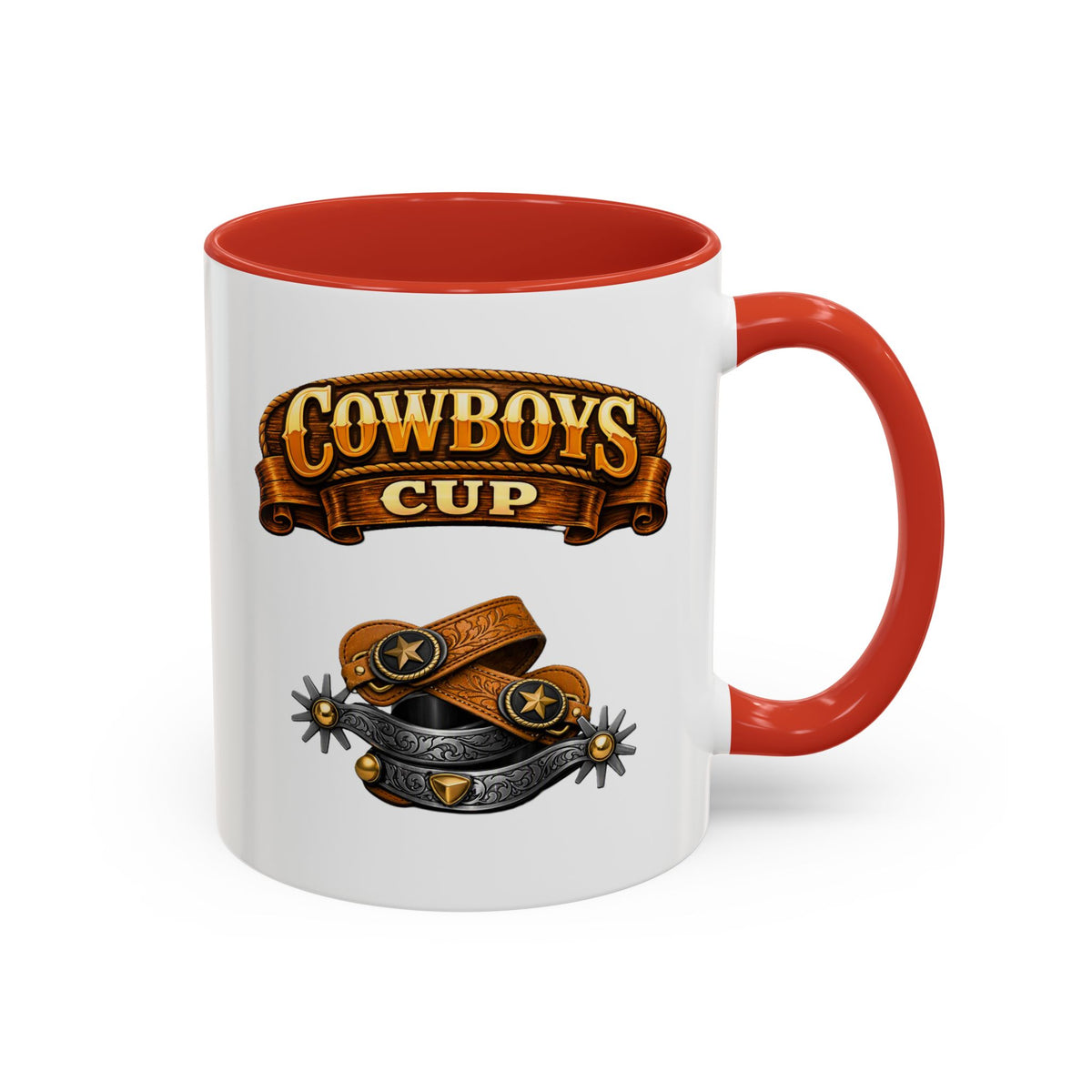 Cowboys Cup Coffee Mug — Western Spur & Leather Design (11/15oz)