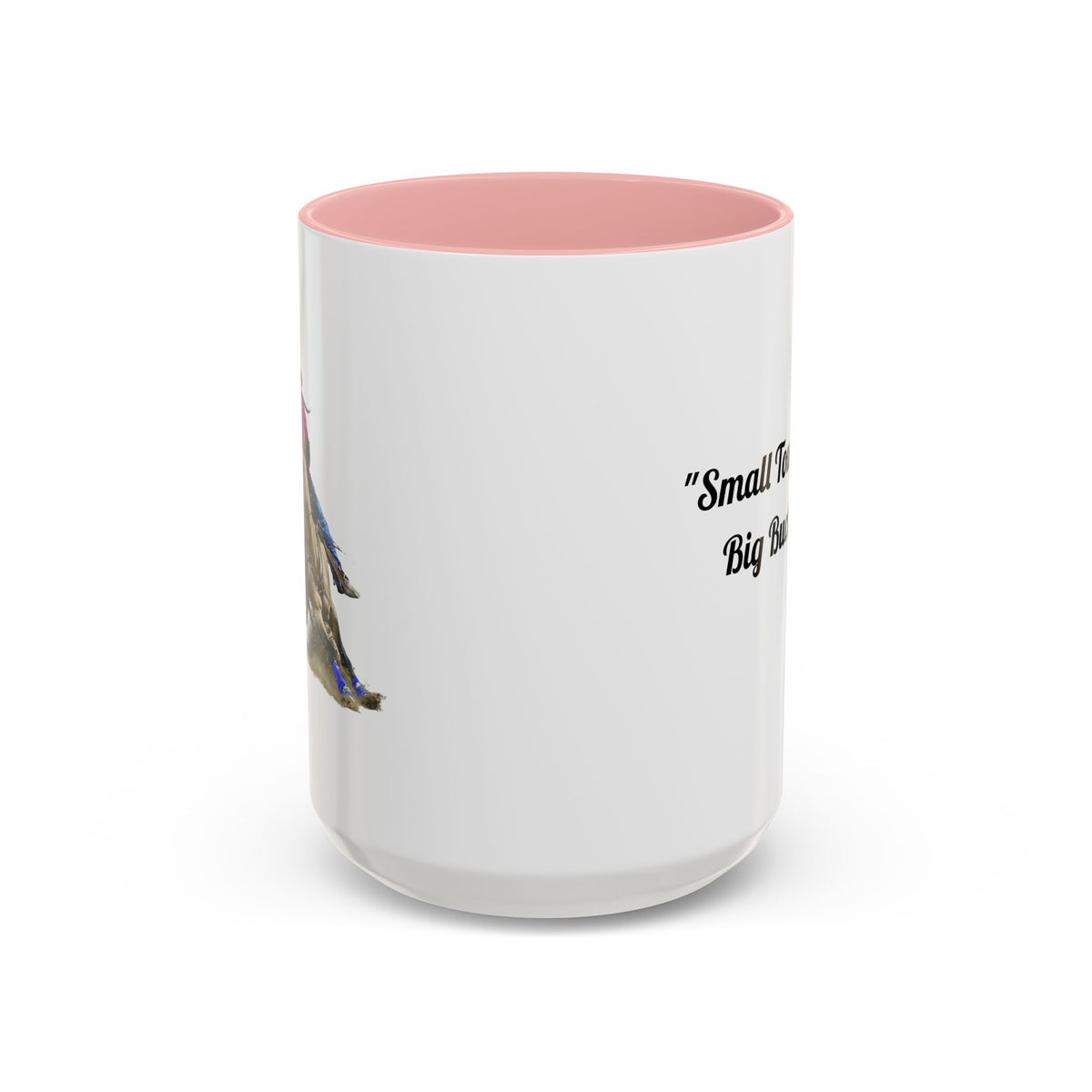 Barrel Racing Dreams Coffee Mug — "Small Town Girl, Big Buckle Dreams" Accent Mug