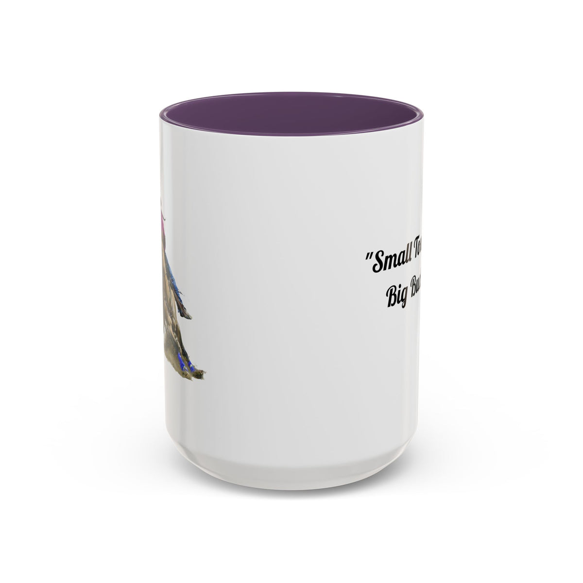 Barrel Racing Dreams Coffee Mug — "Small Town Girl, Big Buckle Dreams" Accent Mug